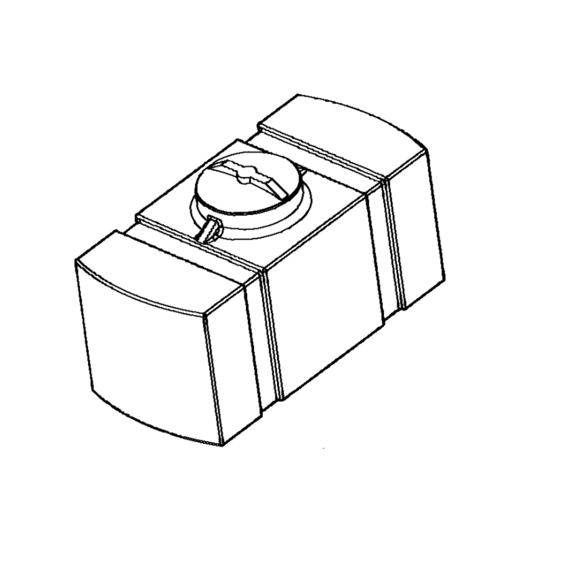 45 GAL. PE TANK W/ 3/4 NPT OUTLET
