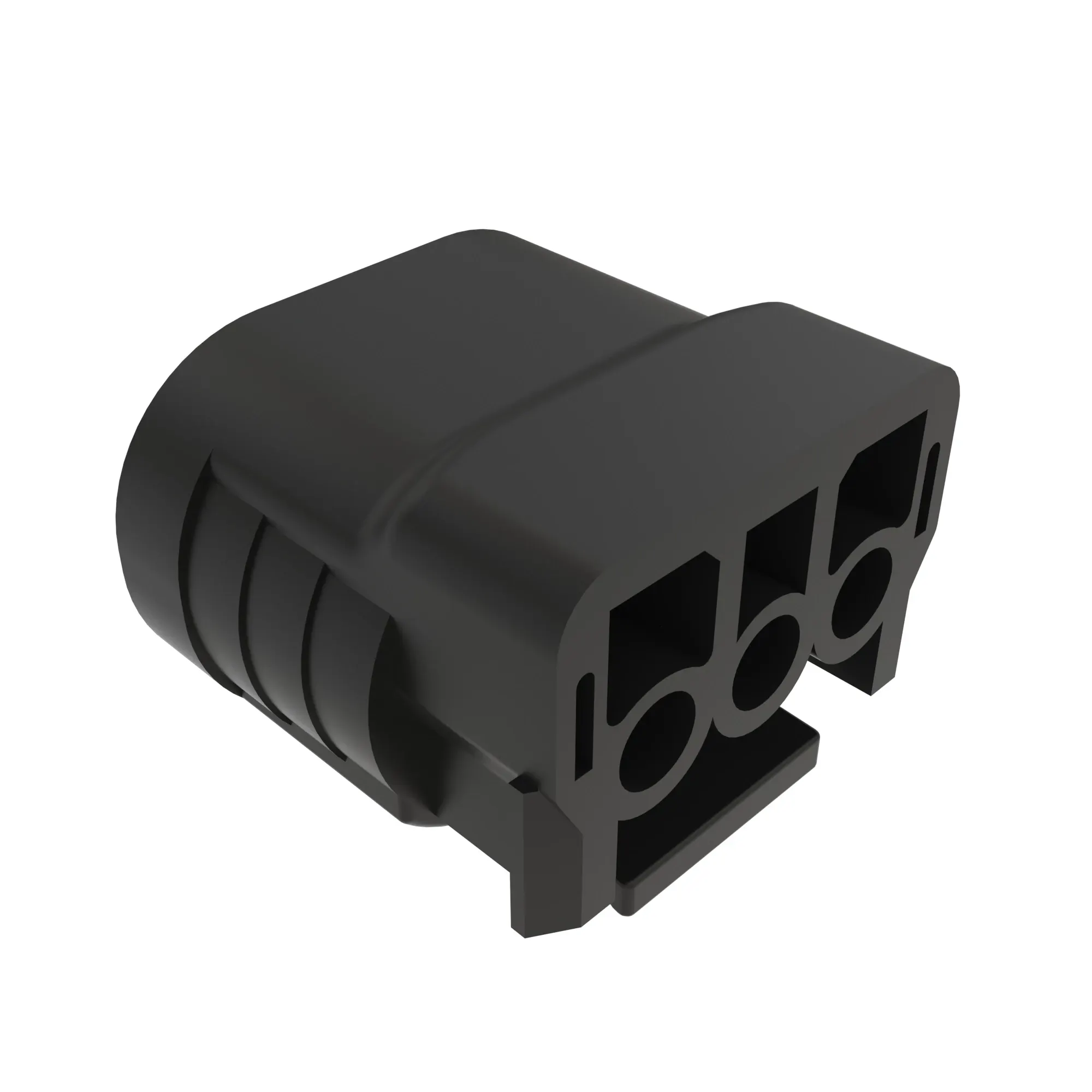 John Deere Gray External Electrical Connector Housing, 3 Cavities - 57M10513