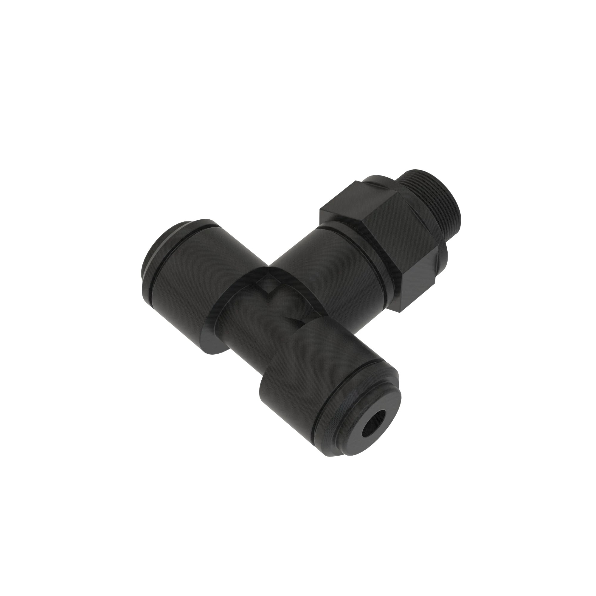 FITTING - 4MM TUBE UNION,"T" (QC)