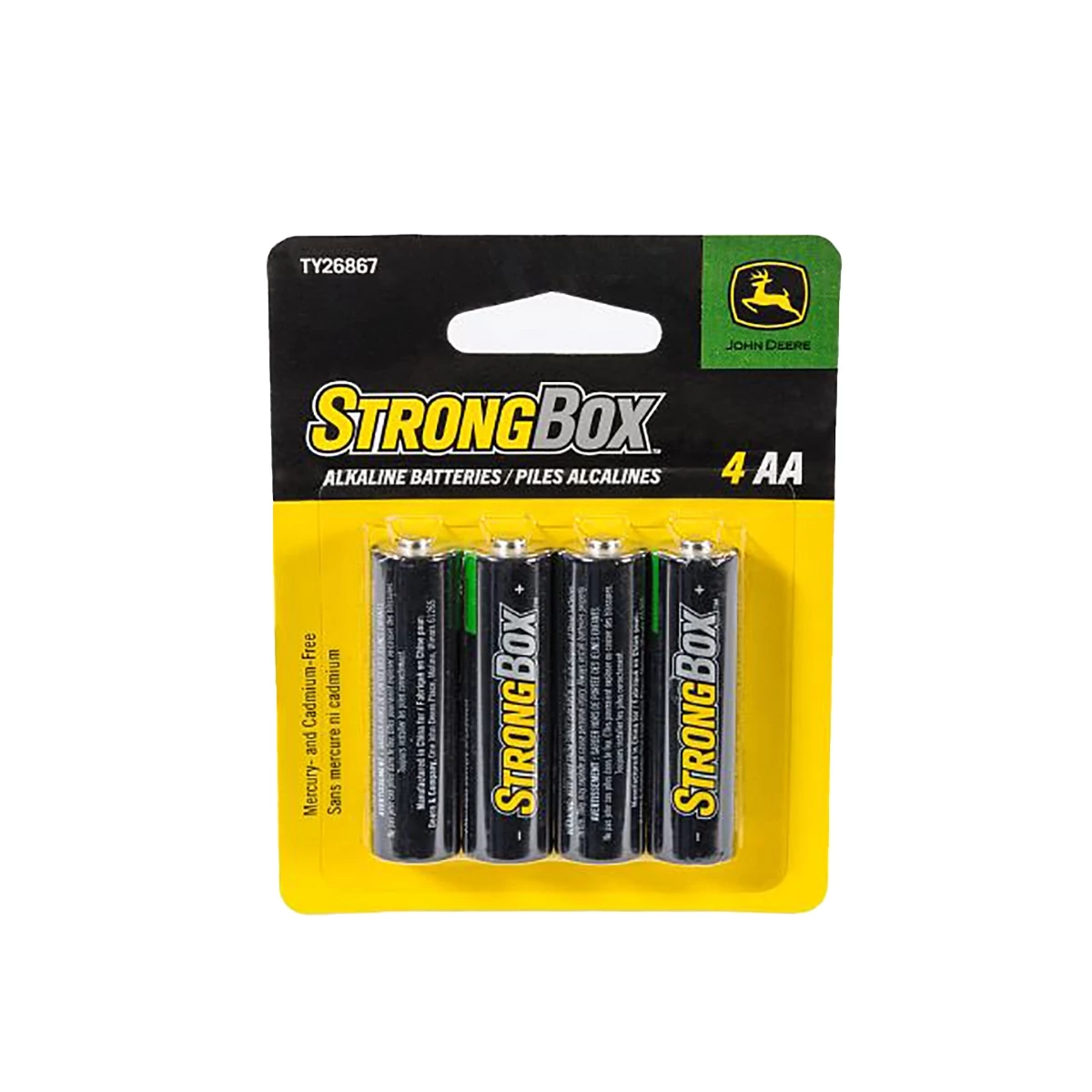 John Deere 4-AA StrongBox™ Alkaline Batteries - TY26867