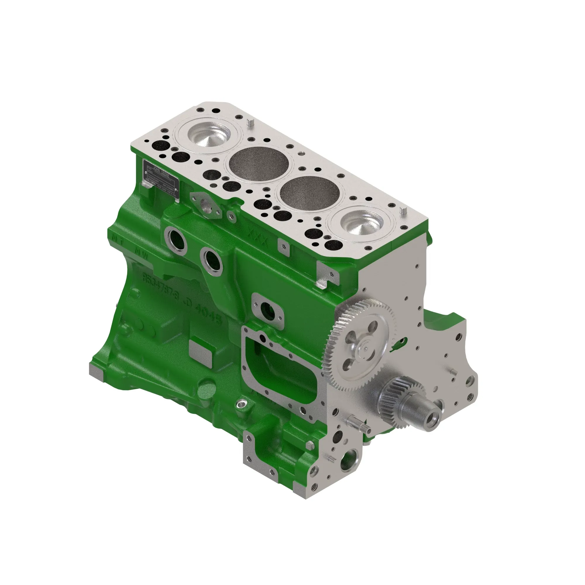 John Deere Short Block Assembly, 4 Cylinder - DZ10318