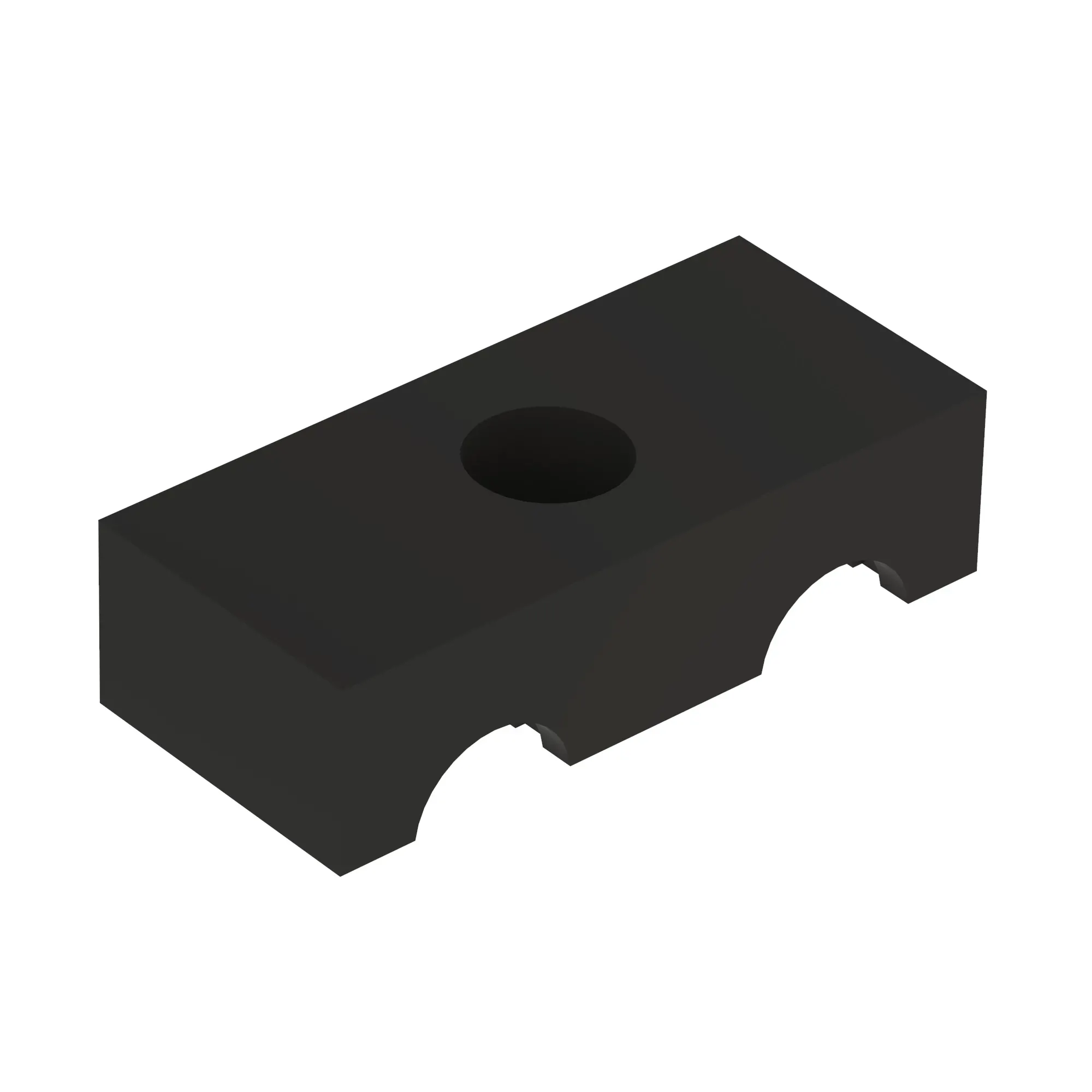 CLAMP, HALFCLAMP FOR 2 HOSES