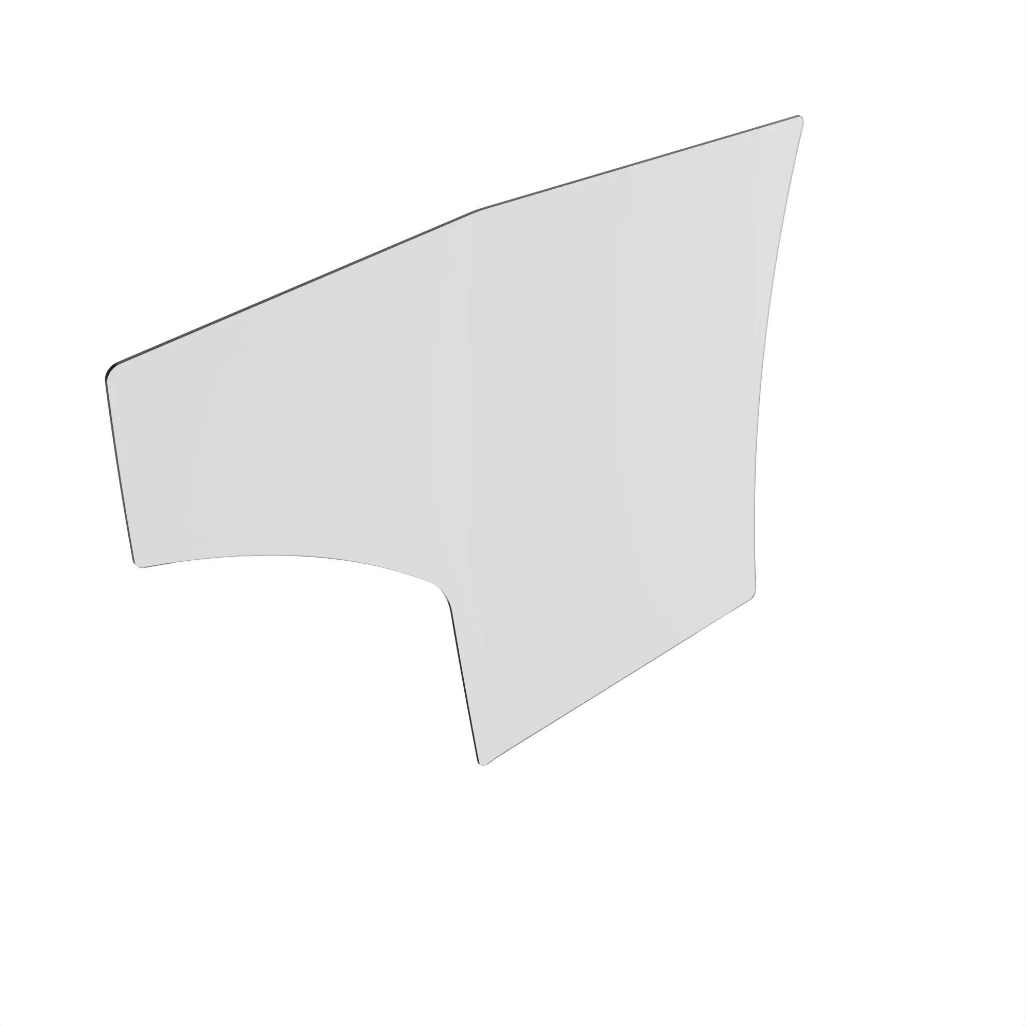 John Deere Stationary Right Side Glass Window - R208587