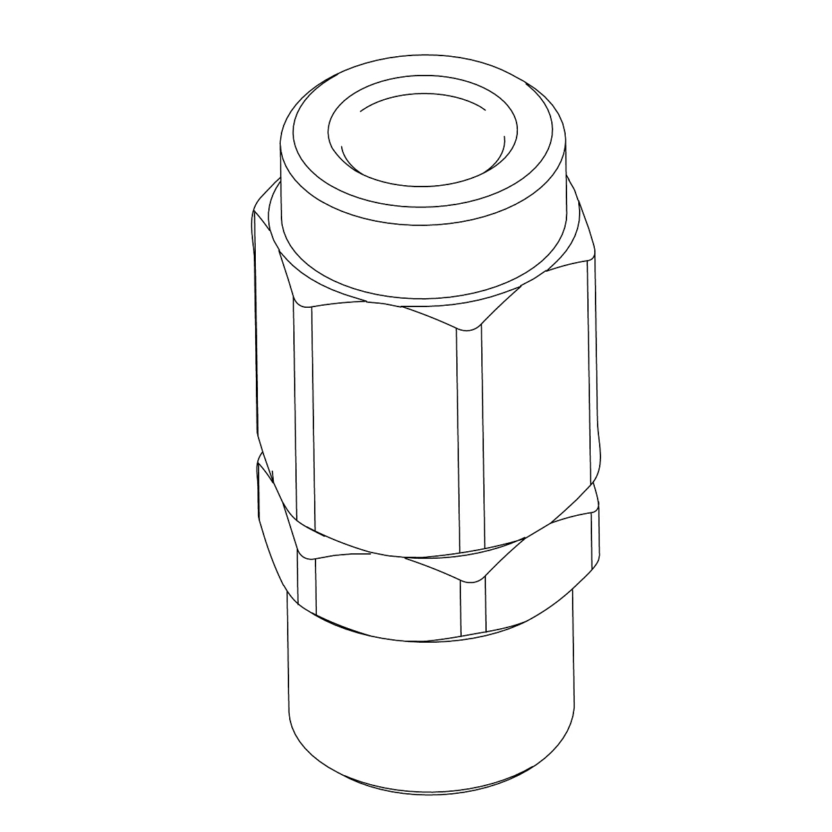 AZ54337: Straight Union Adapter Fitting | Shop.Deere.com