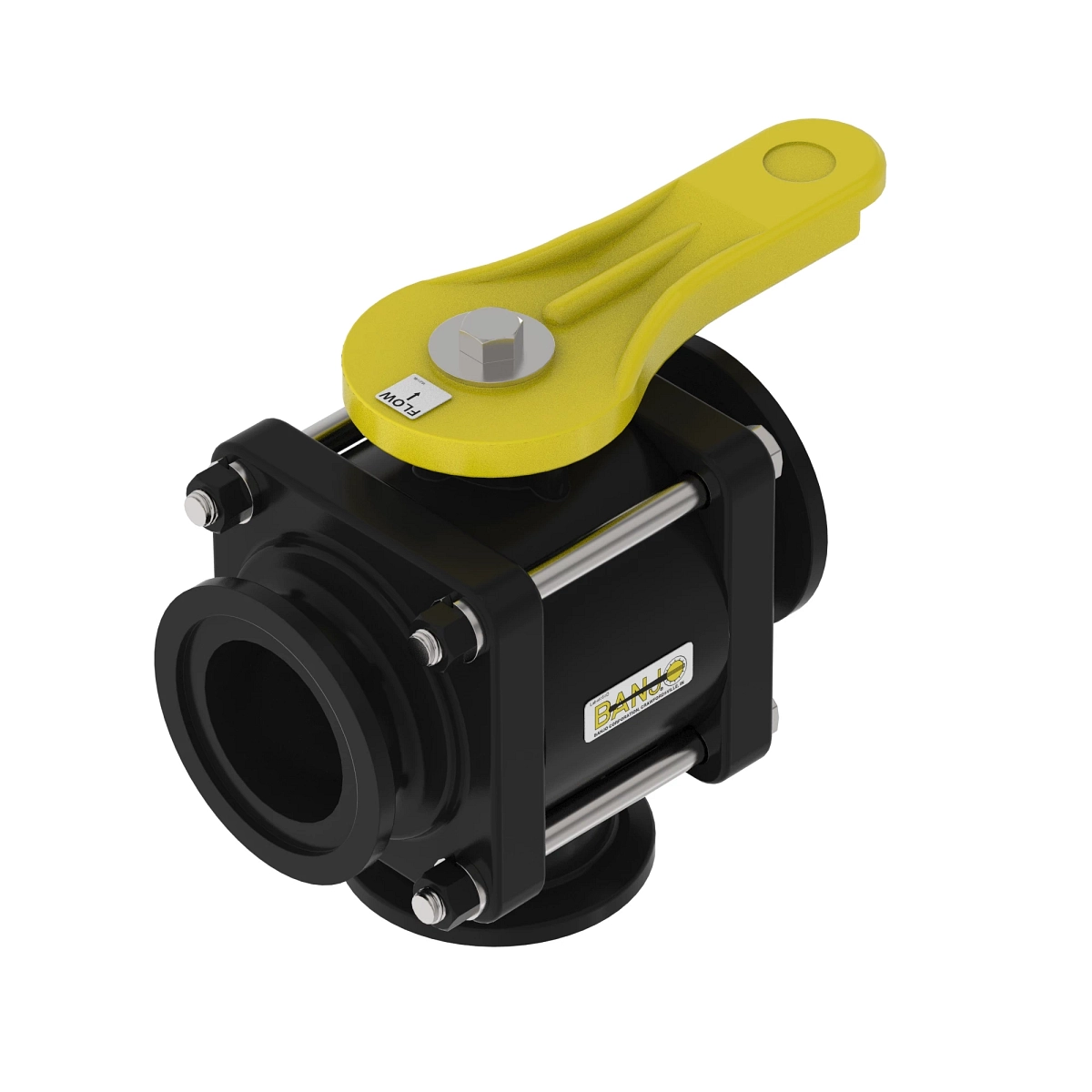 Hand Operated Valve, 3-Way