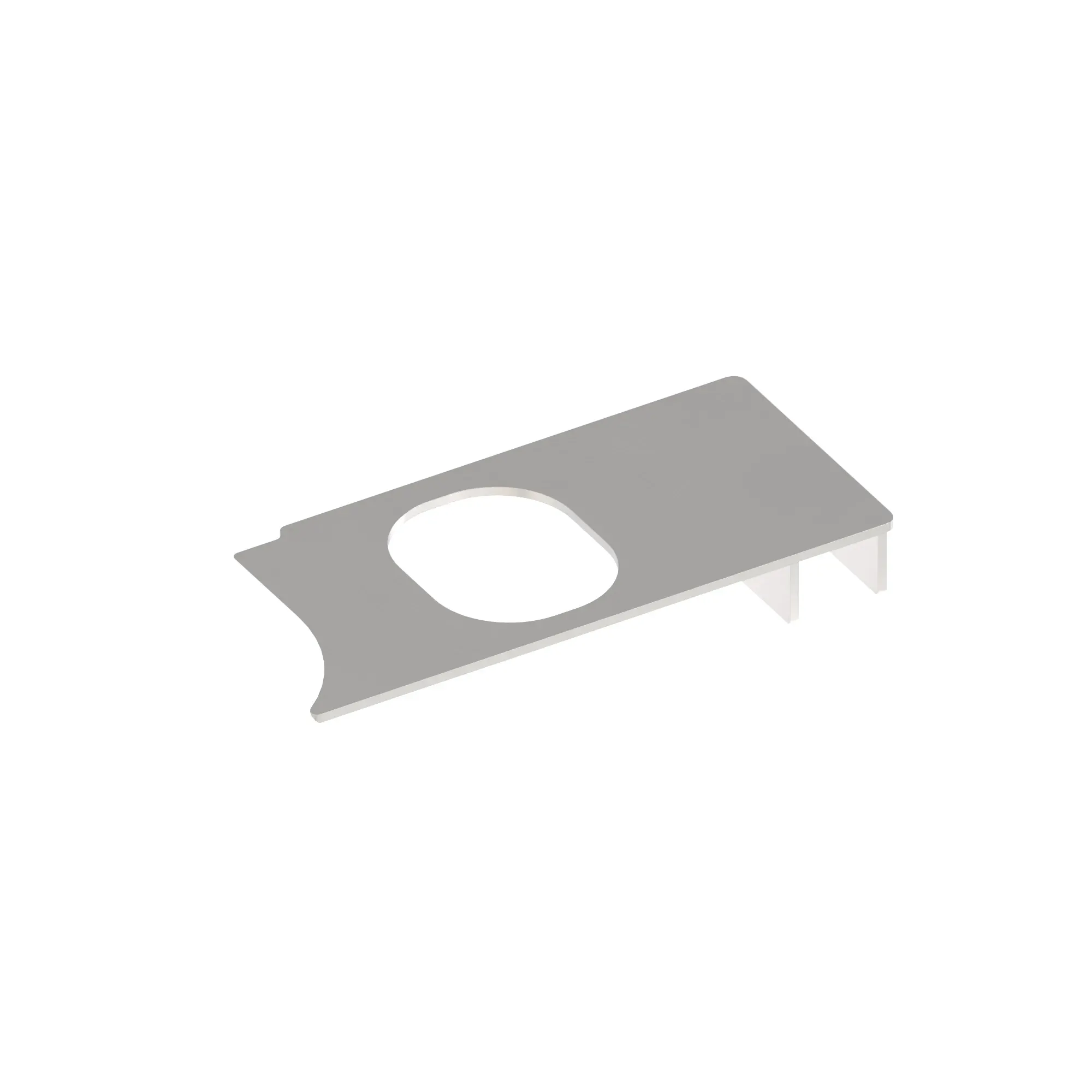John Deere Upper Rear Feedroll Sliding Shield - AXE78059