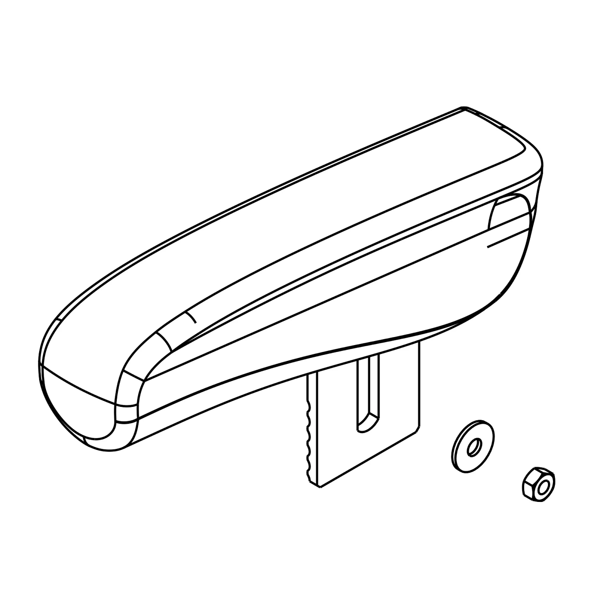 Armrest Kit, Supplier-No. 1100875 U