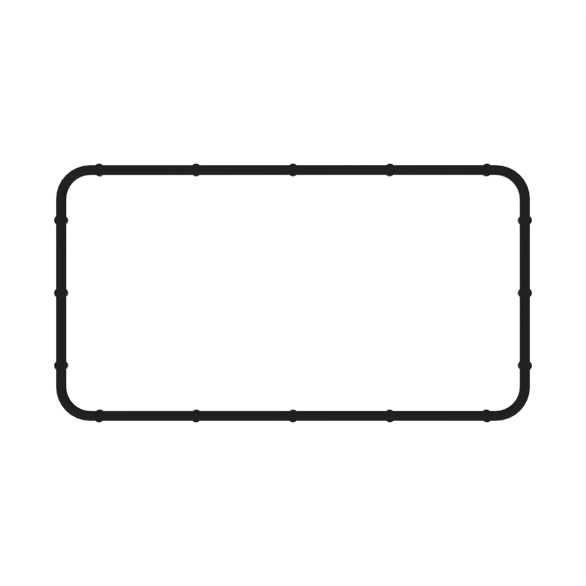 O-RING, RECTANGULAR 124X67X2.6 MM