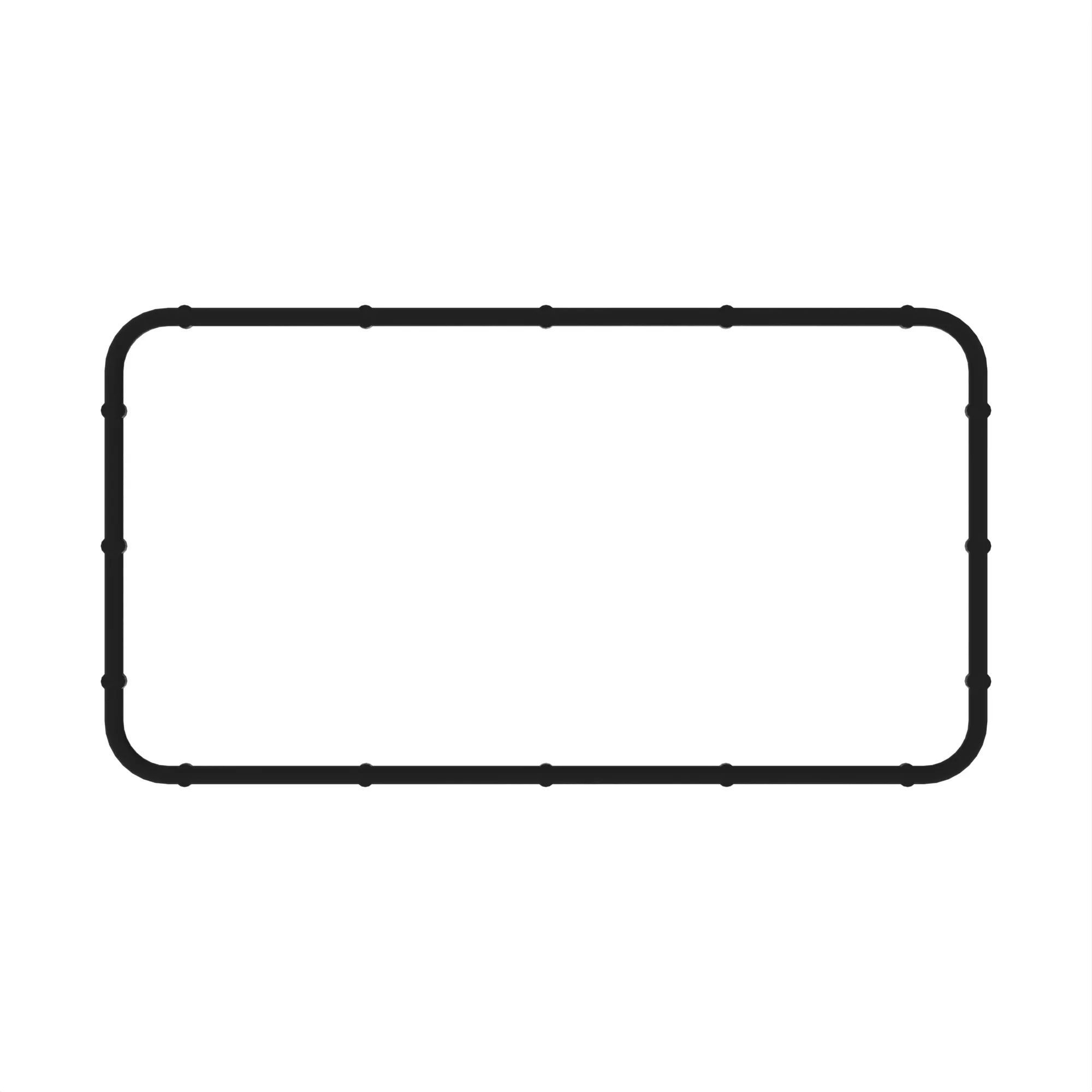 O-RING, RECTANGULAR 124X67X2.6 MM
