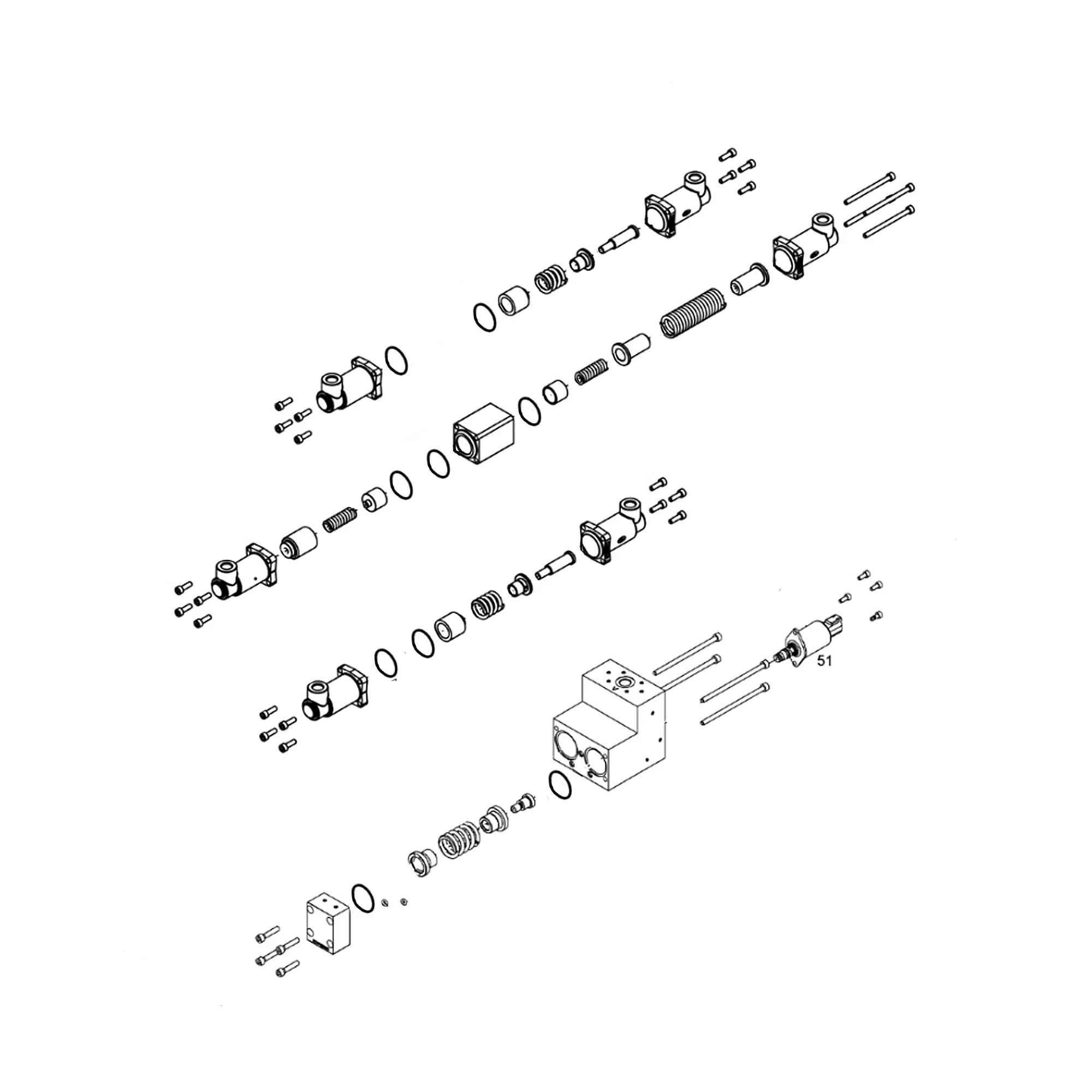 John Deere Main Control Valve Repair Kit - LW10684179