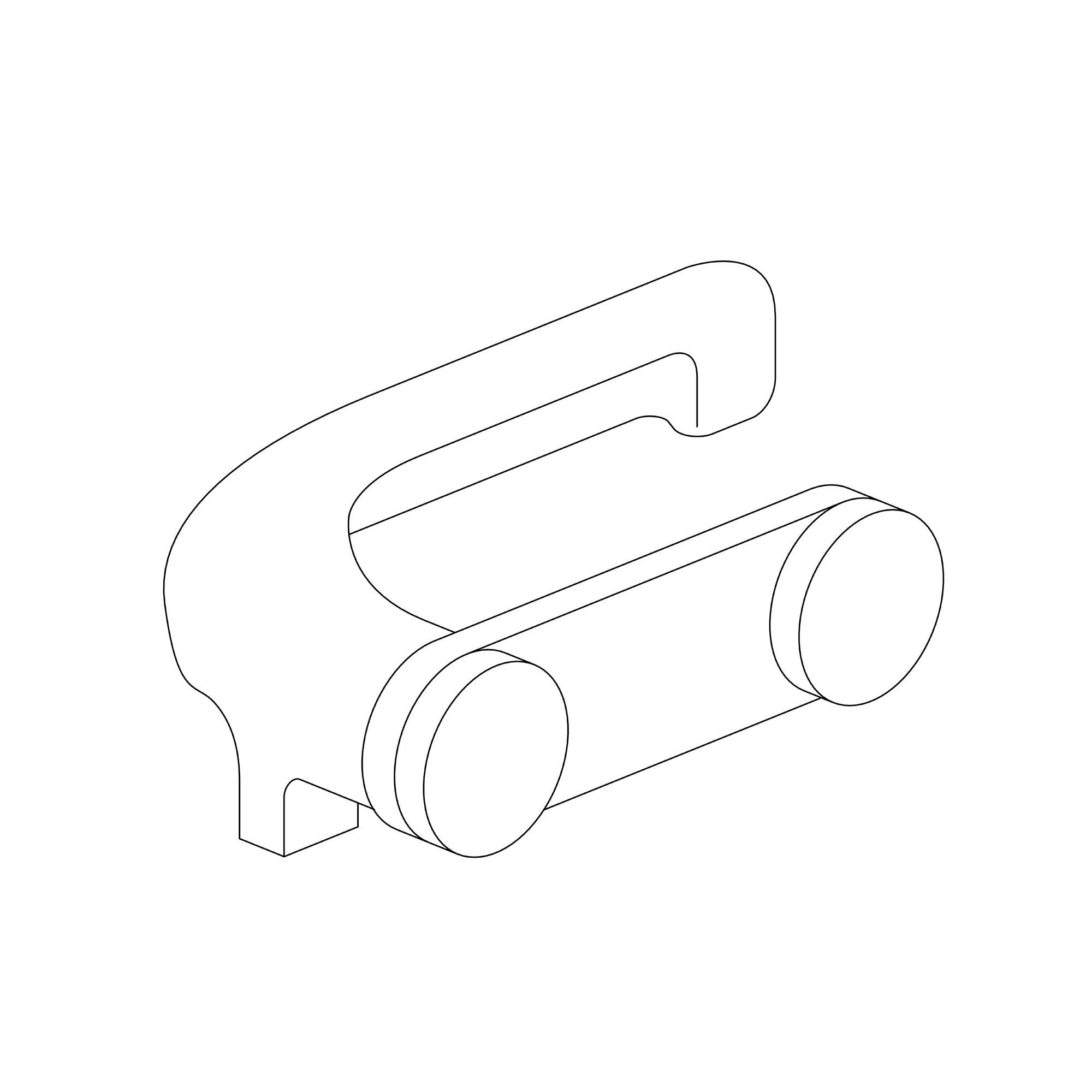 John Deere Rear Window Handle - AL71326