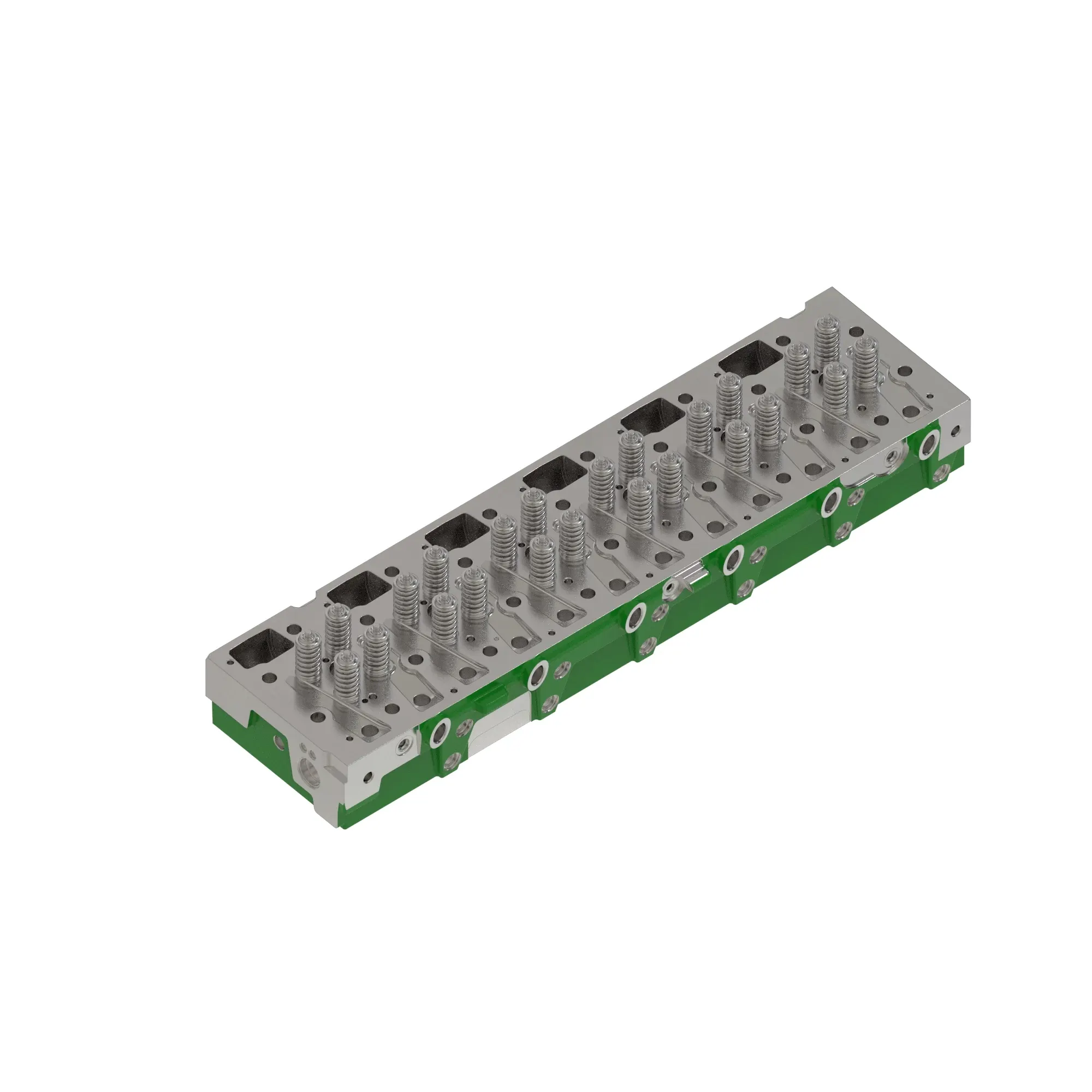 John Deere Cylinder Head with Valves - RE530370