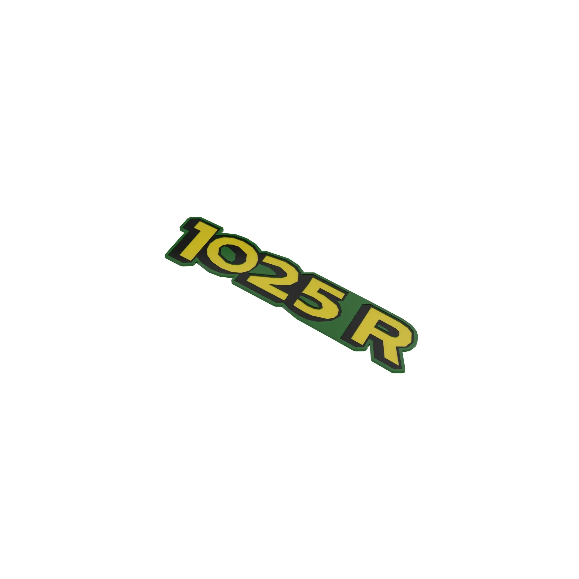 John Deere 1025R Model Designator Label, Right Side - LVU25758