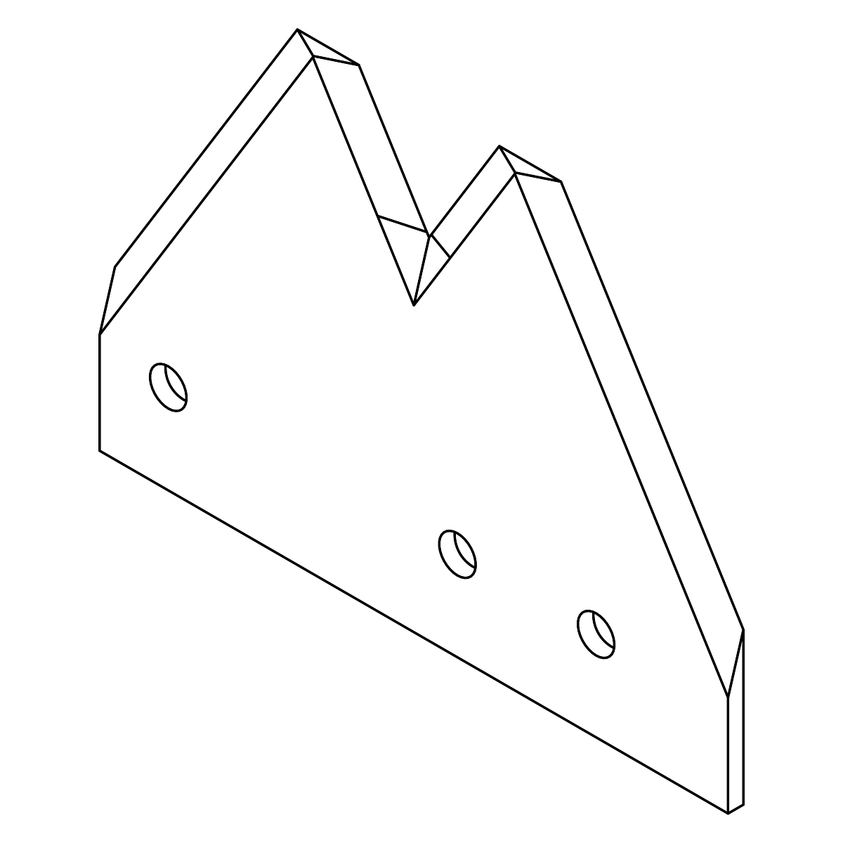 Cutterbar, Sickle SECT+1/2 -End-Sch