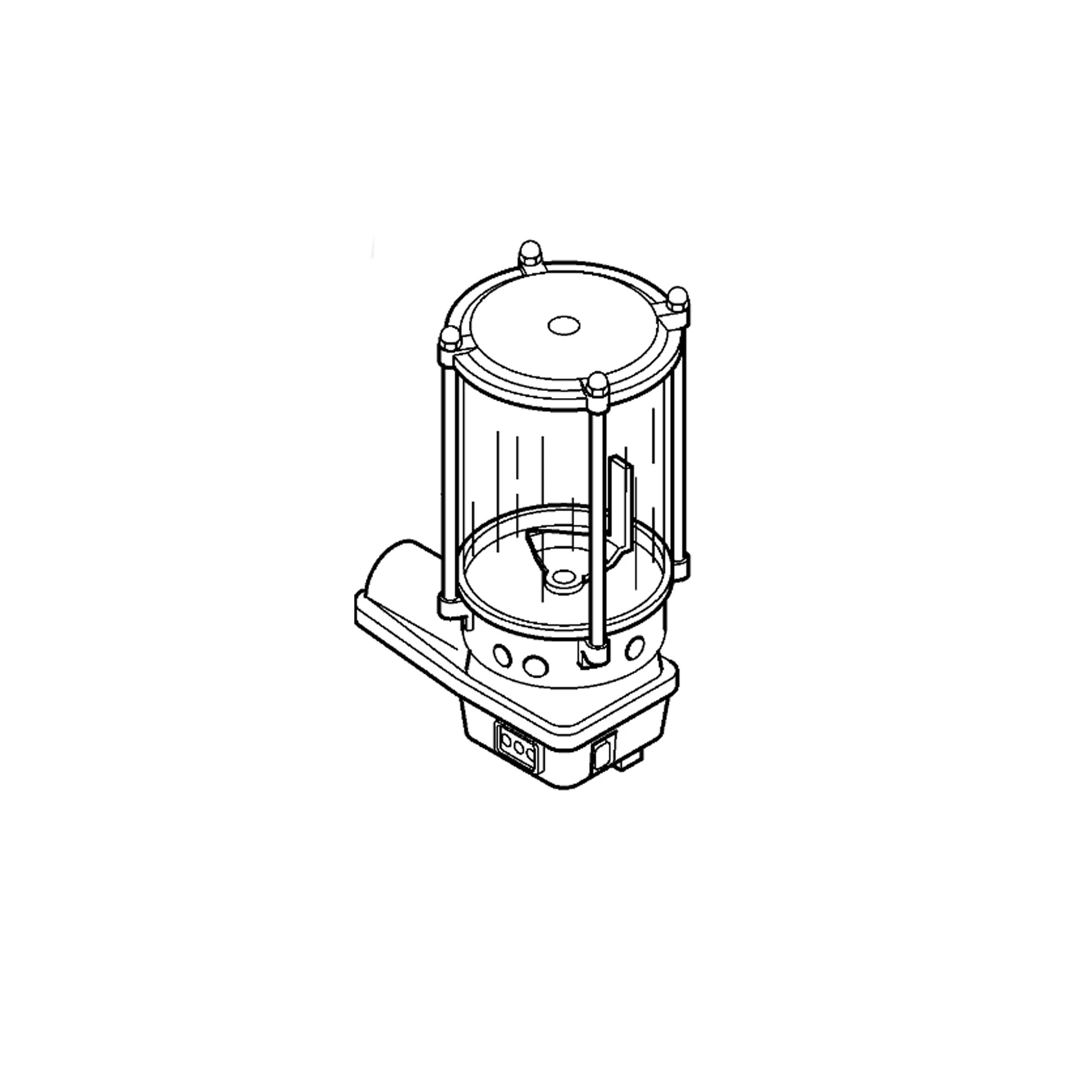 John Deere Lubricator for Reservoir Pump Central Lubrication System - AZ100419
