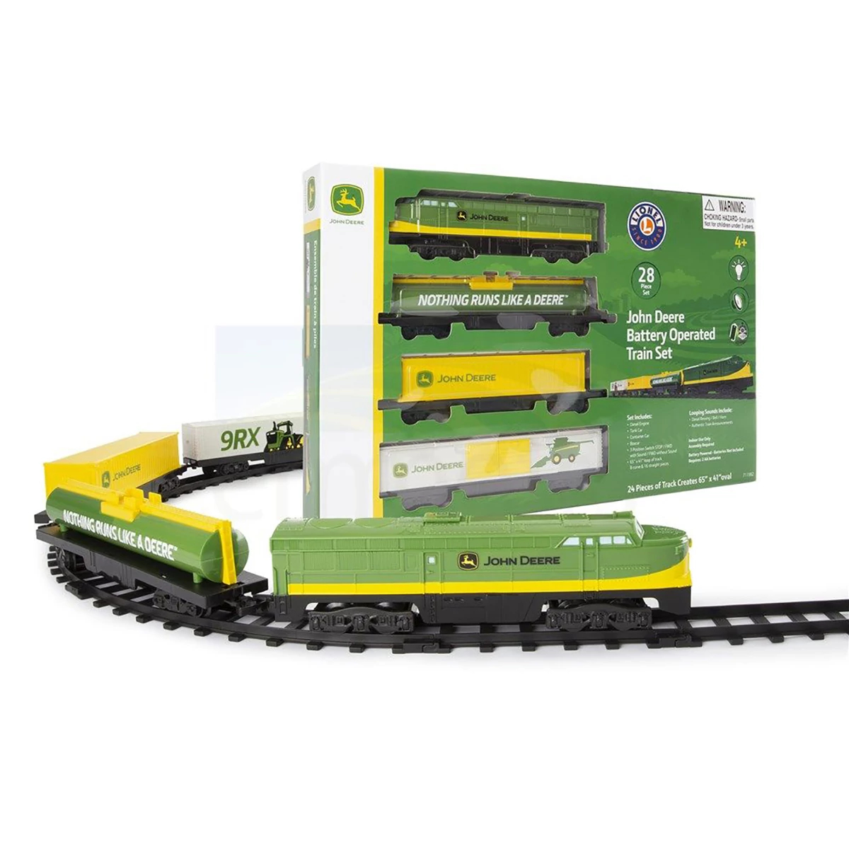 Lionel Trains® John Deere Miniature Ready-to-Play Set