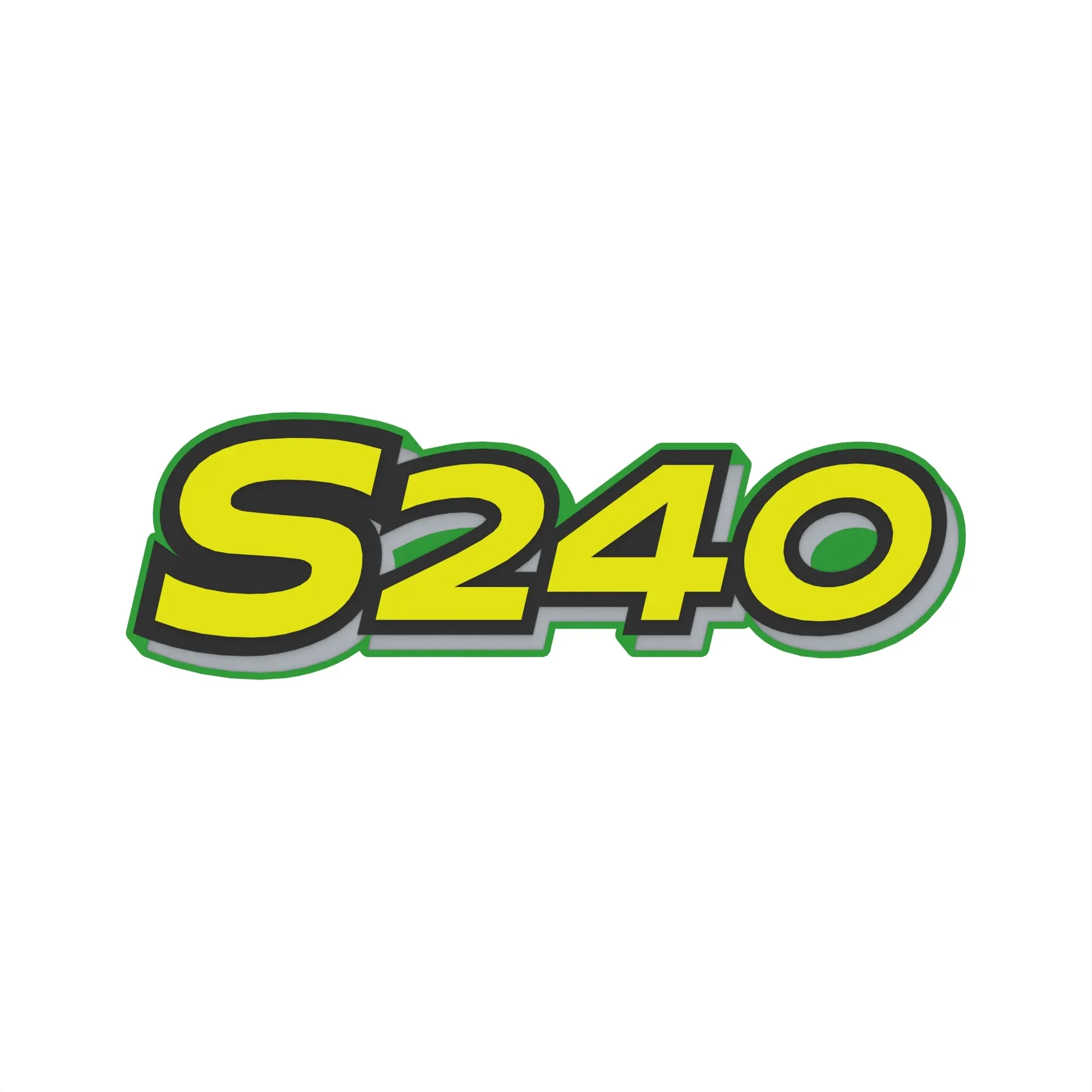 John Deere 5240 Model Label - GX25195