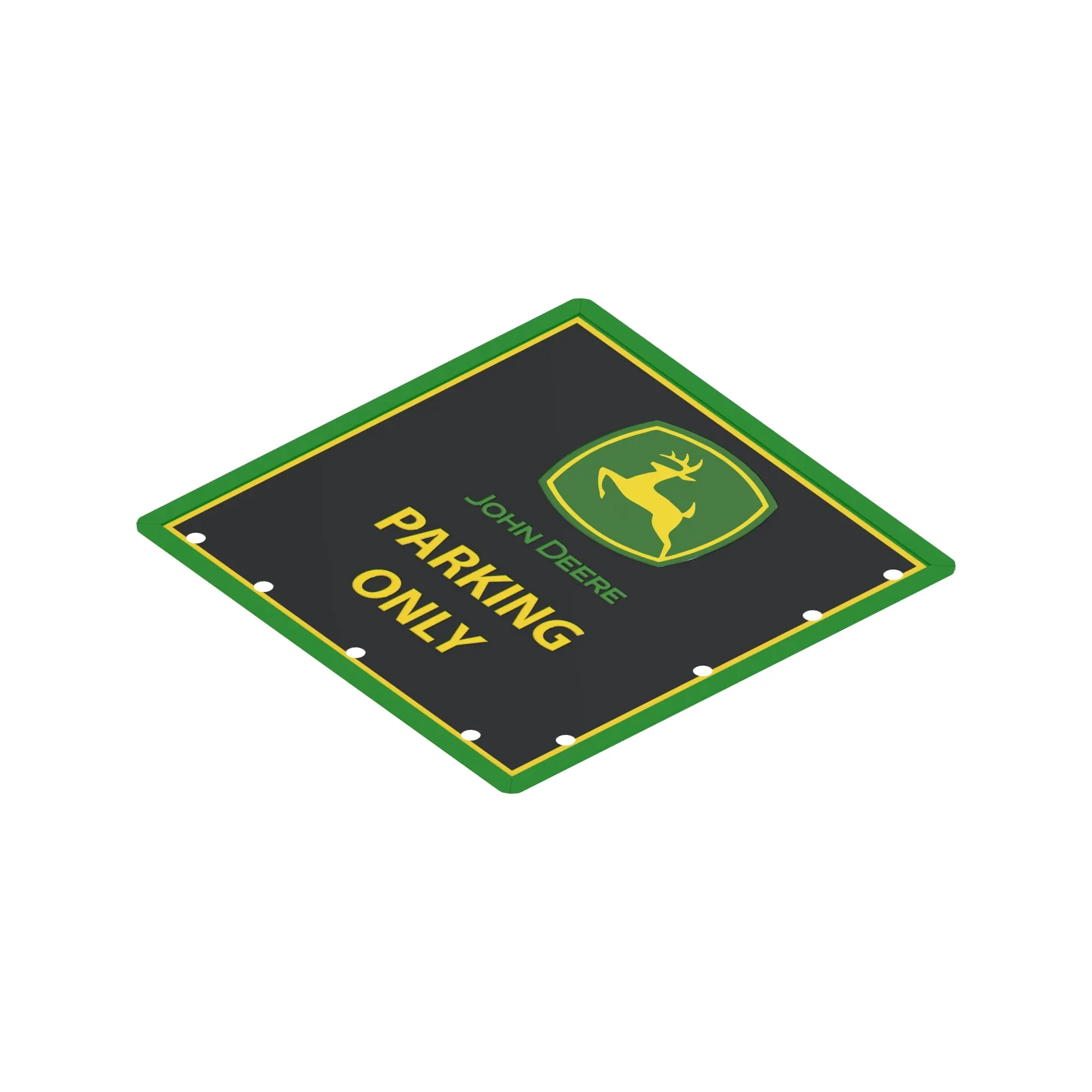 SAFETY SIGN, PARKING 282 X 282 HR -