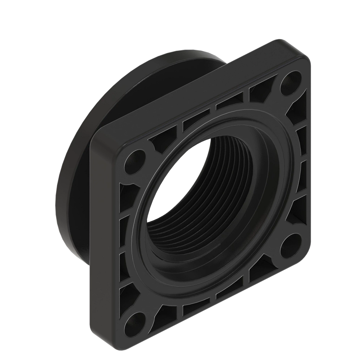 End Cap 1 1/2" NPT, Inlet Poly
