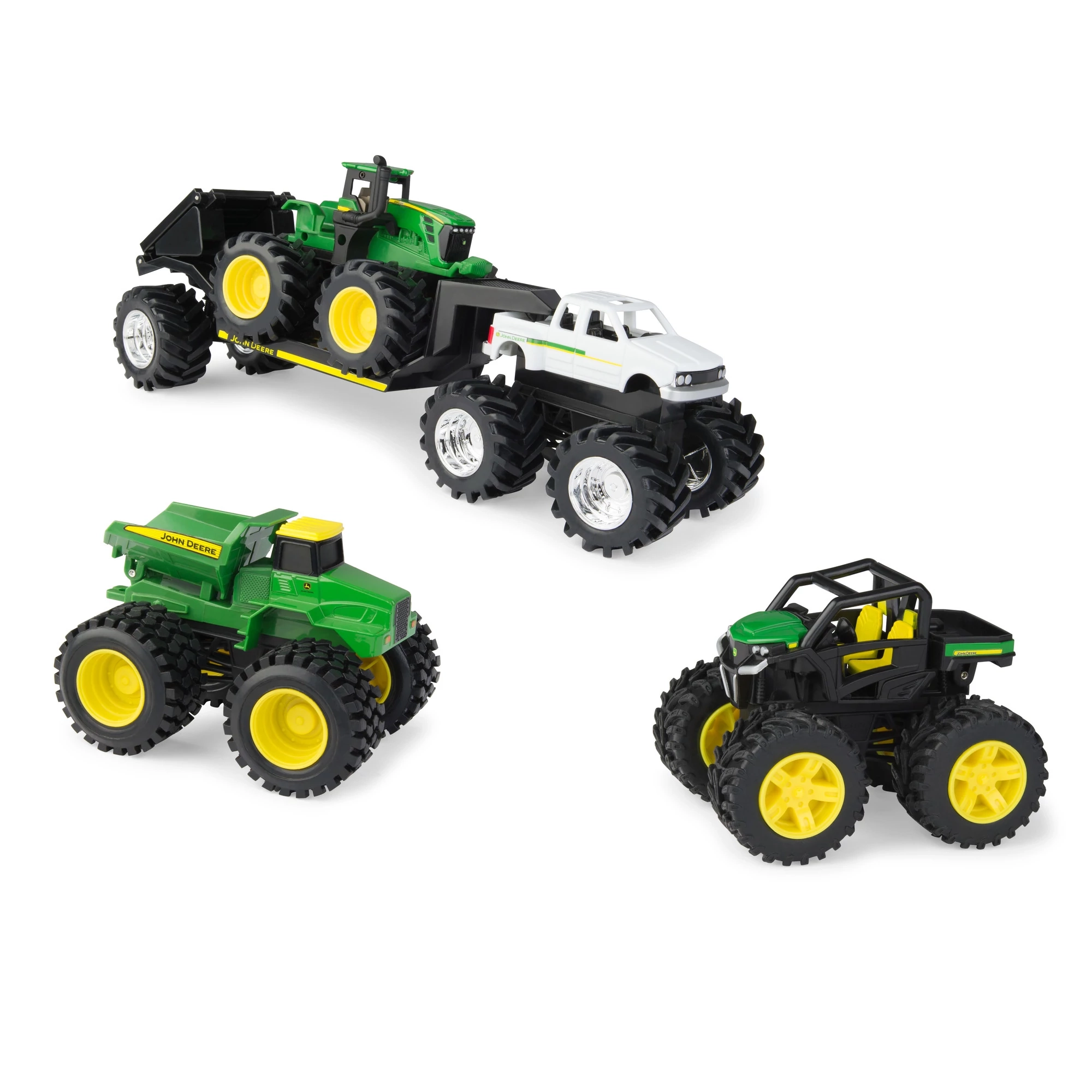 Amazon.com: John Deere Monster Treads Rev Up Tractor Toy Tractor Toys -  Monster Truck Style Tires and Sounds - 10 Inch - Ages 3 Years and Up Green  : Toys & Games John Deere Monster Treads Rev Up トラクター トイ トラクター おもちゃ - モンスタートラックスタ