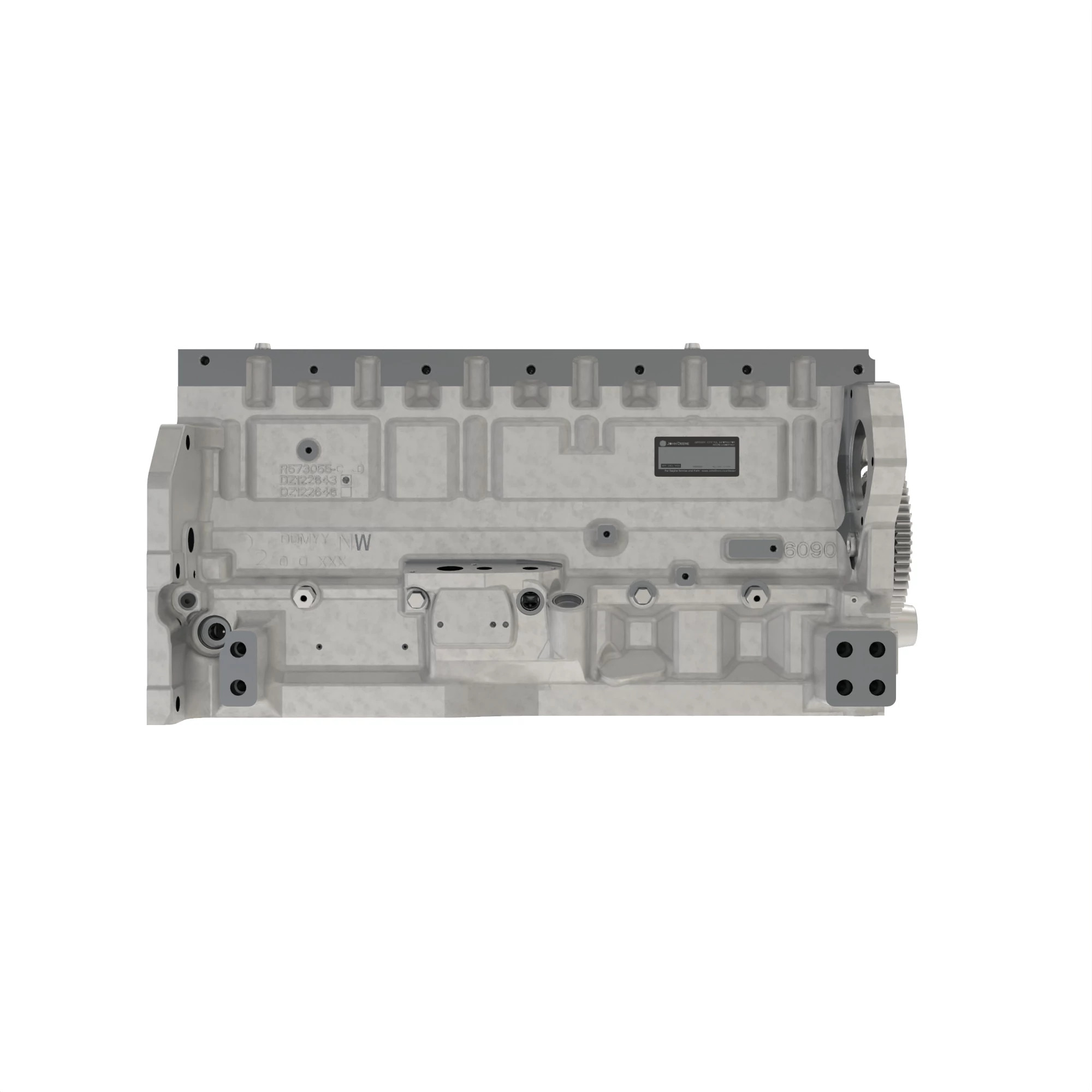 SHORT BLOCK ASSEMBLY, W/ TAPERED SQ