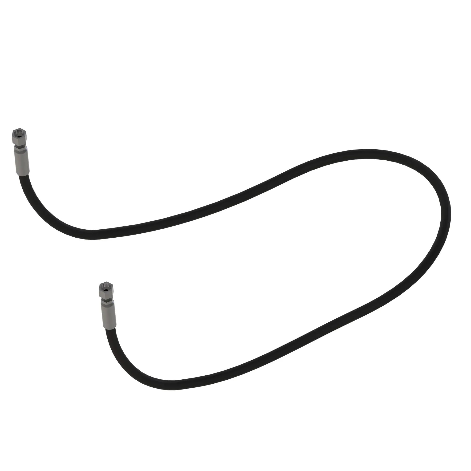 John Deere Load Sensing Loop Over Mainframe Hydraulic Hose - AT527182