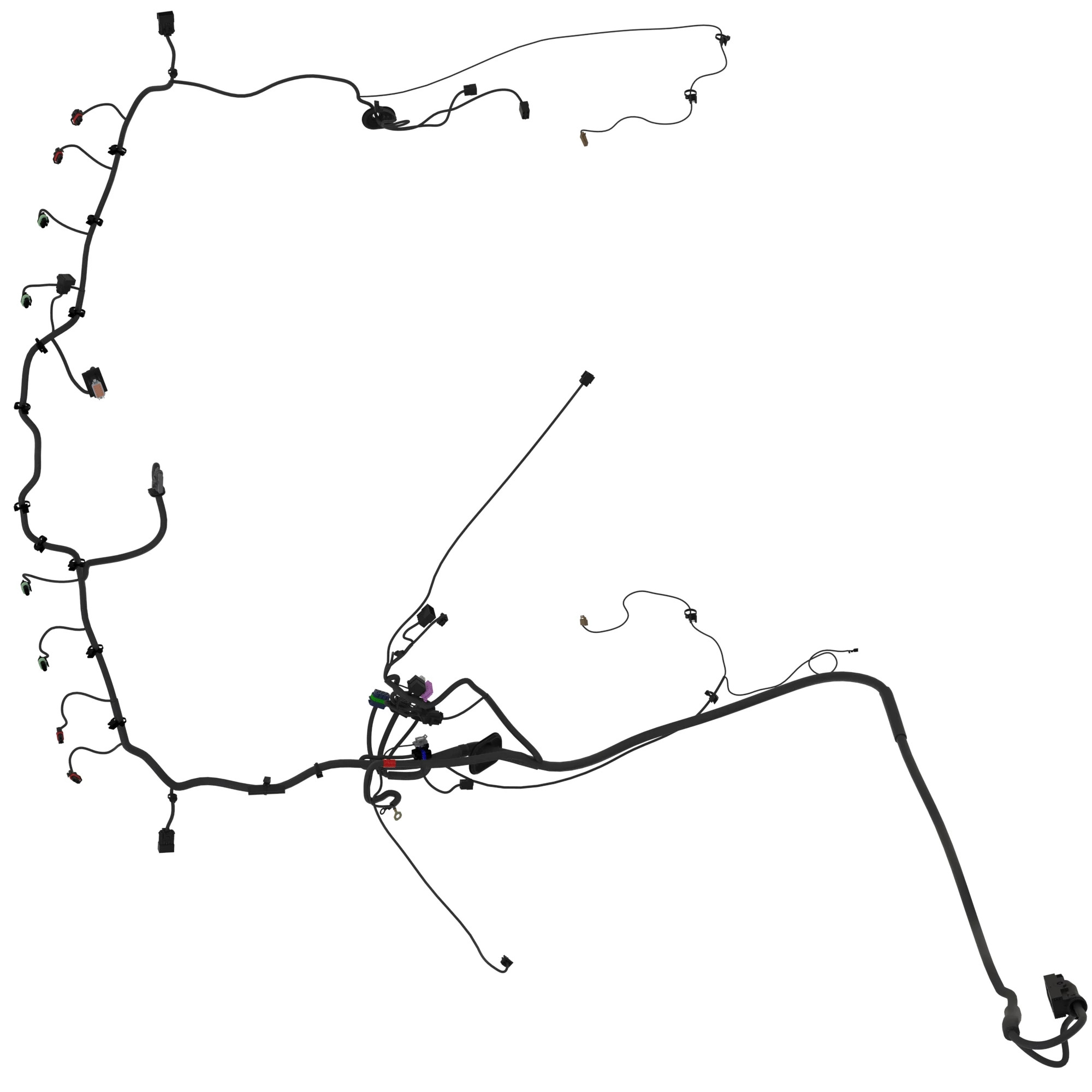John Deere Cab Roof Wiring Harness - AXE69155