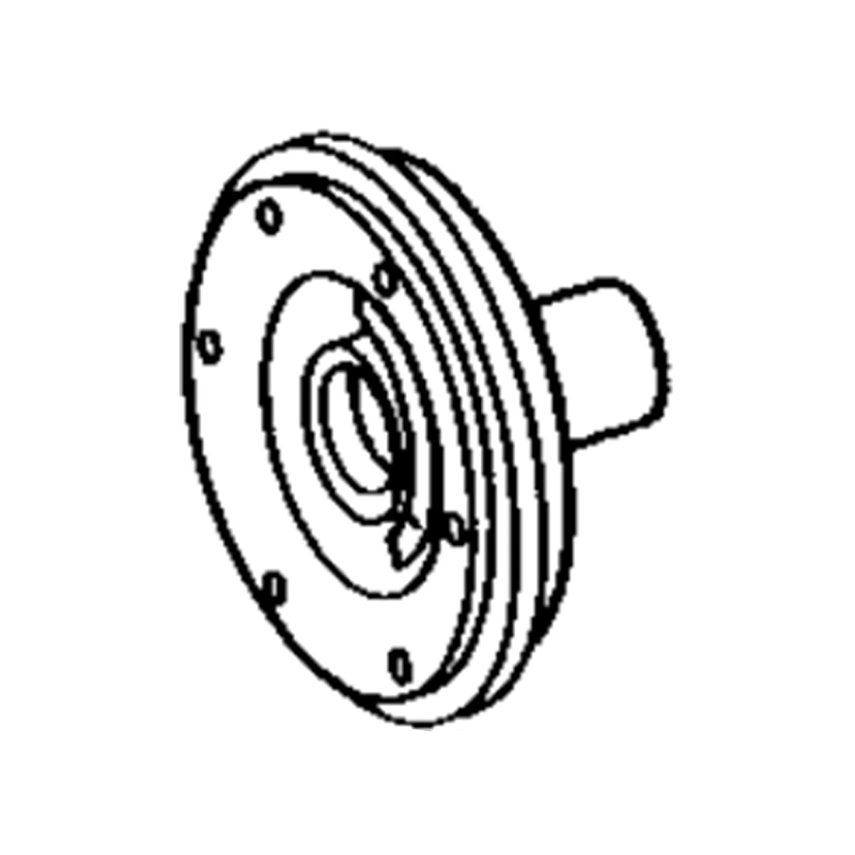Body, Clutch Oil Pump, With Bushing