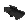 DEUTSCH DT MOUNTING CLIP BLK PLSTC