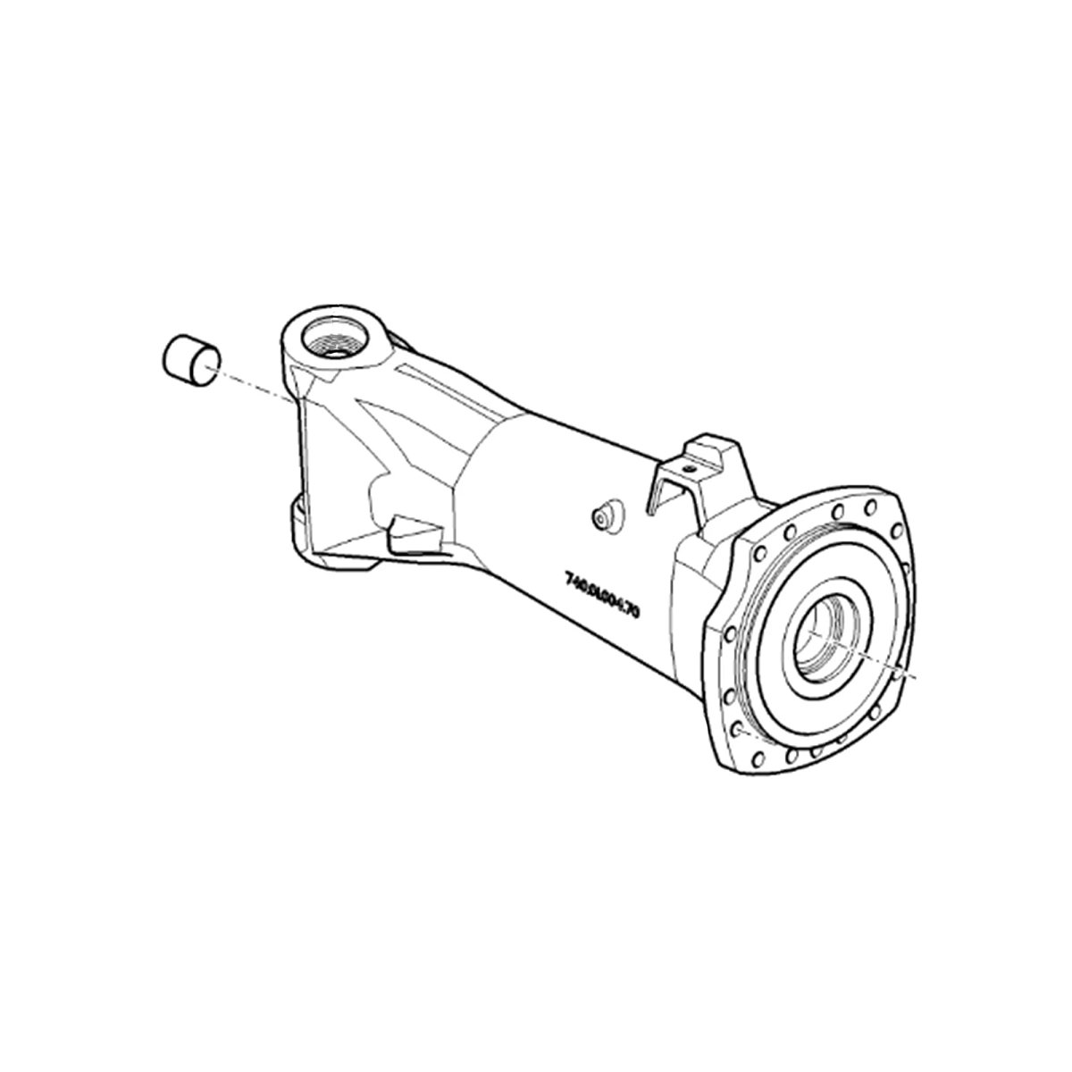 Axle Housing-Short With Bu