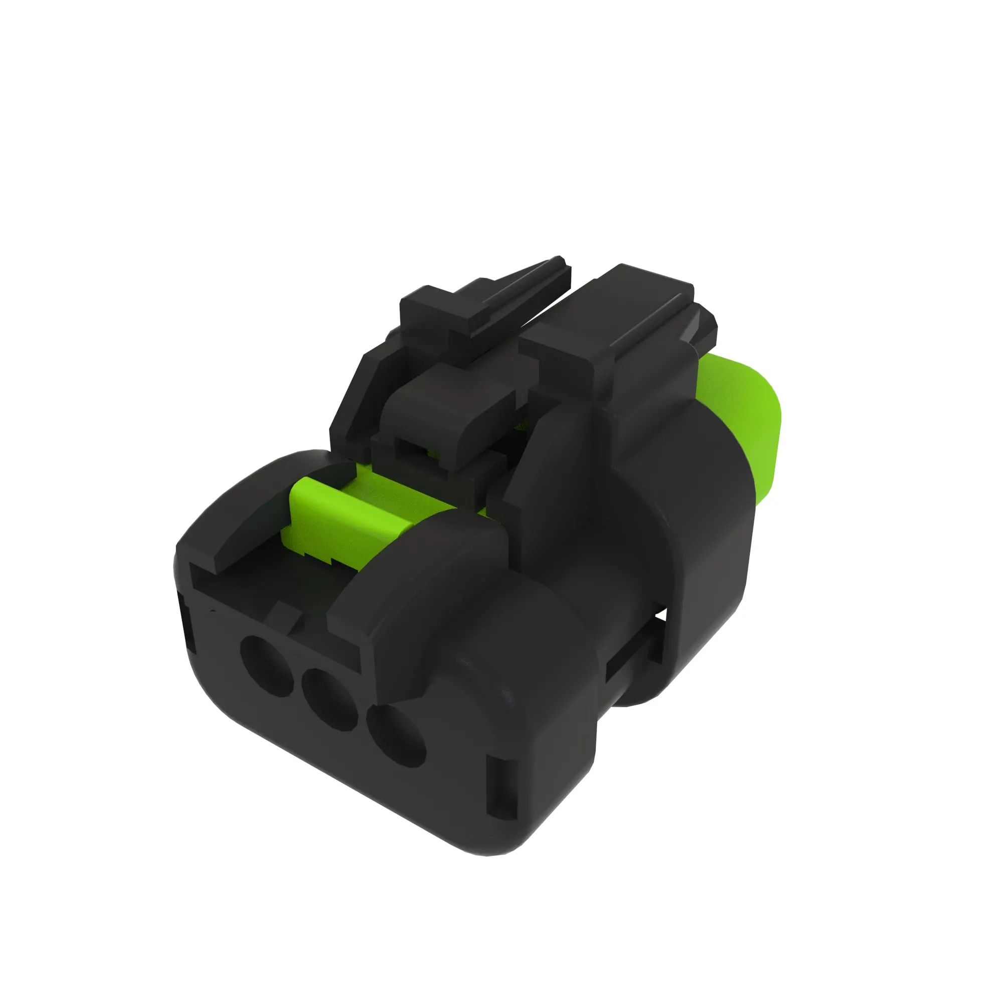 TYCO AMPSEAL16 3W RCPT SLD GRN PLST