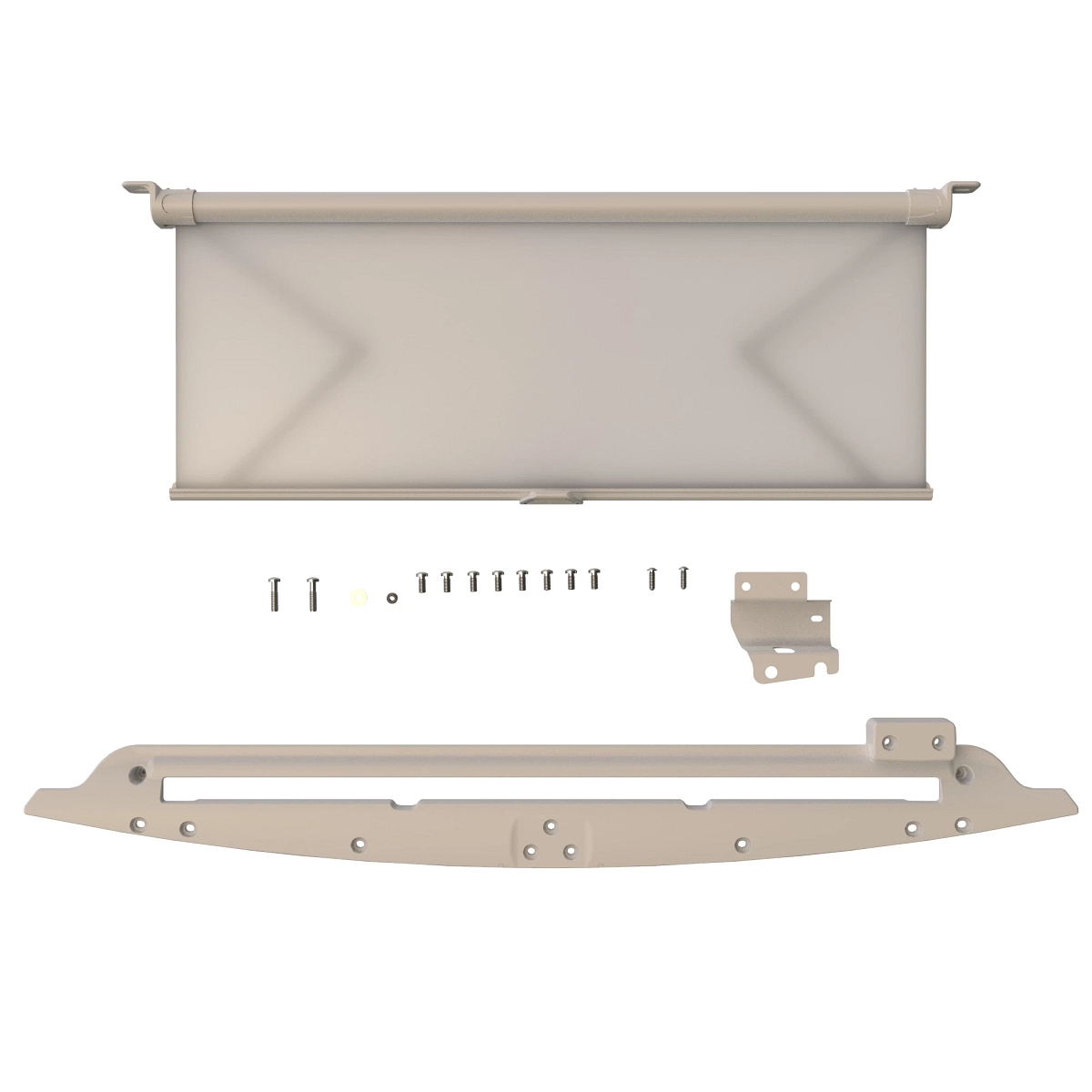 Shade Curtain, Attachment, Front/Re