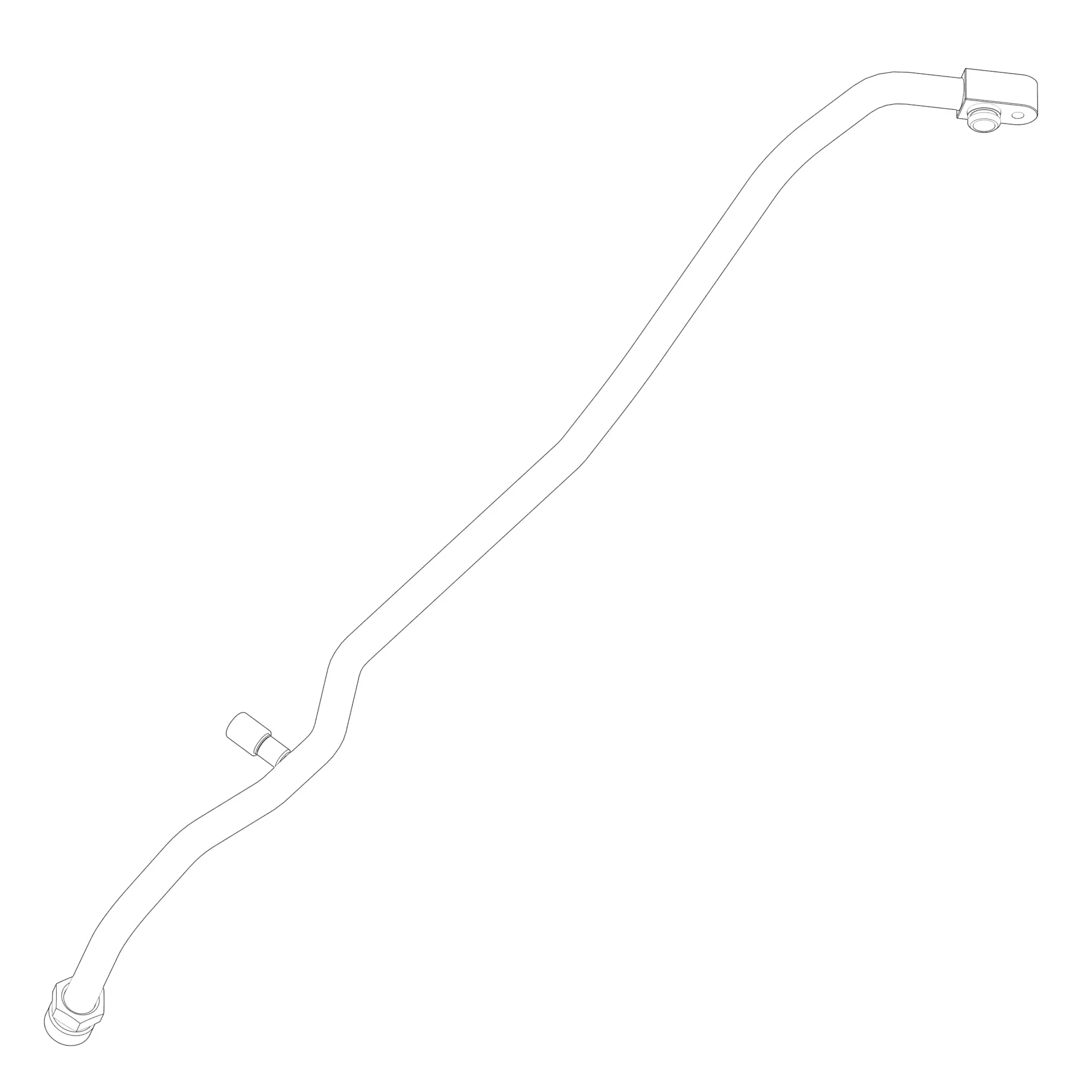 John Deere Refrigerant Hose - AL216463