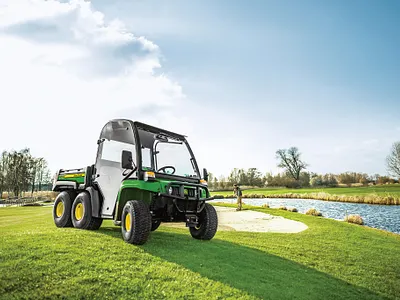 TH 6x4 Utility Gator Action Shot - Front Right View