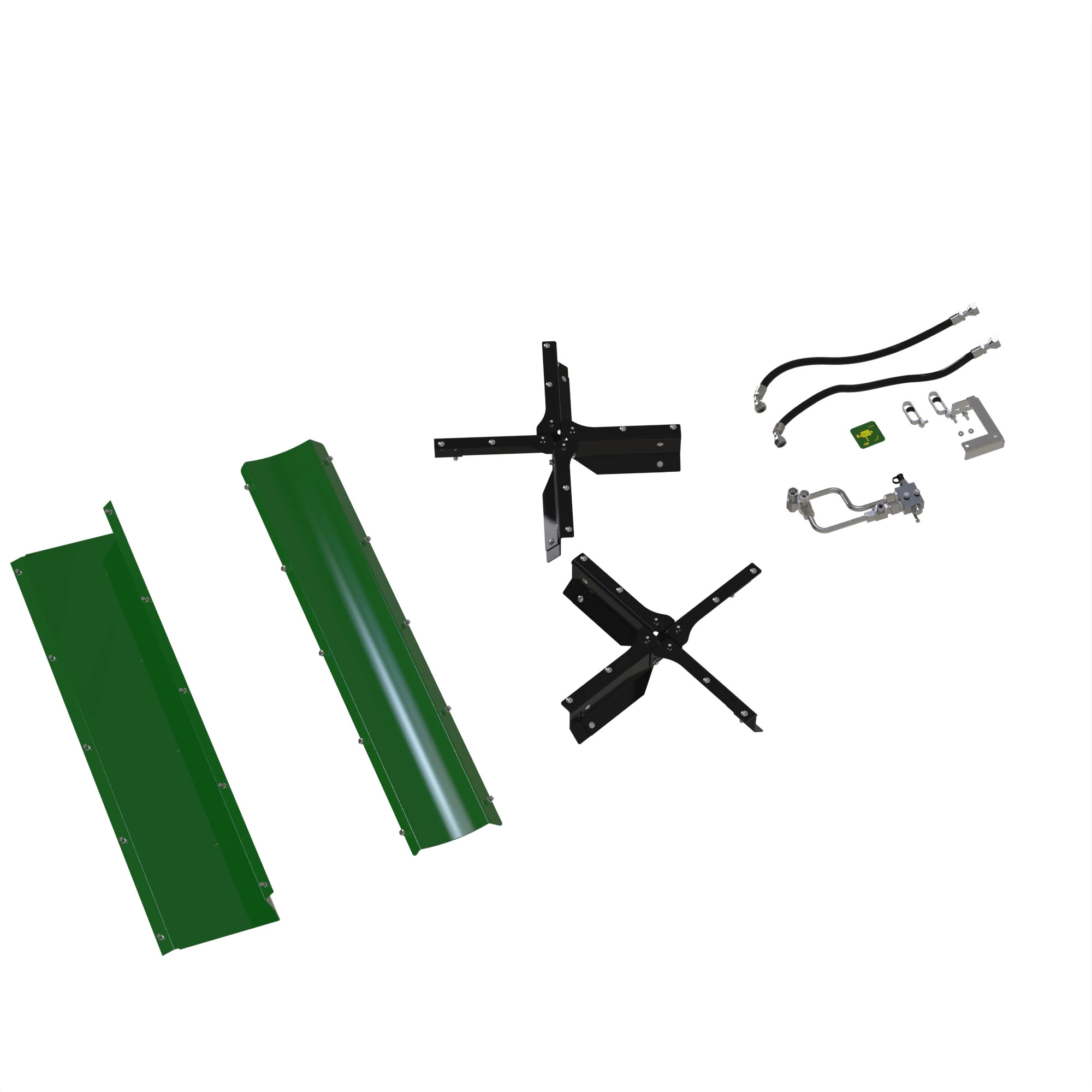 John Deere Discharge Paddle Chaff Spreader Wide Hood Kit - BXE10621