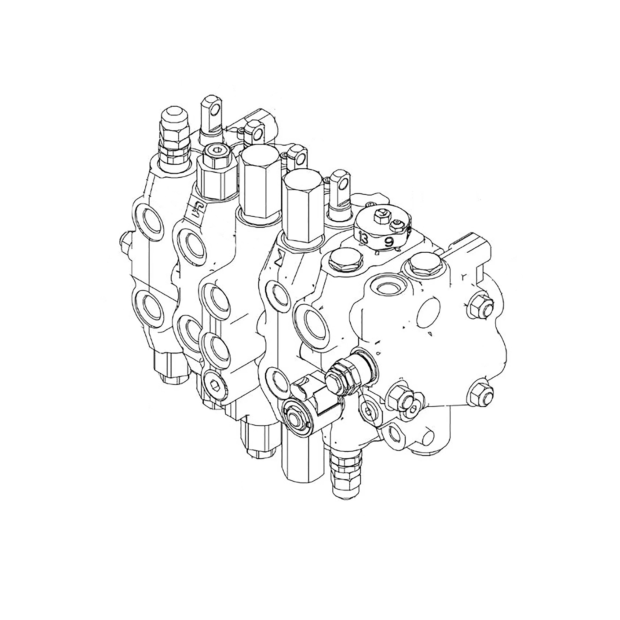 John Deere Boom Section Control Valve - AT301789