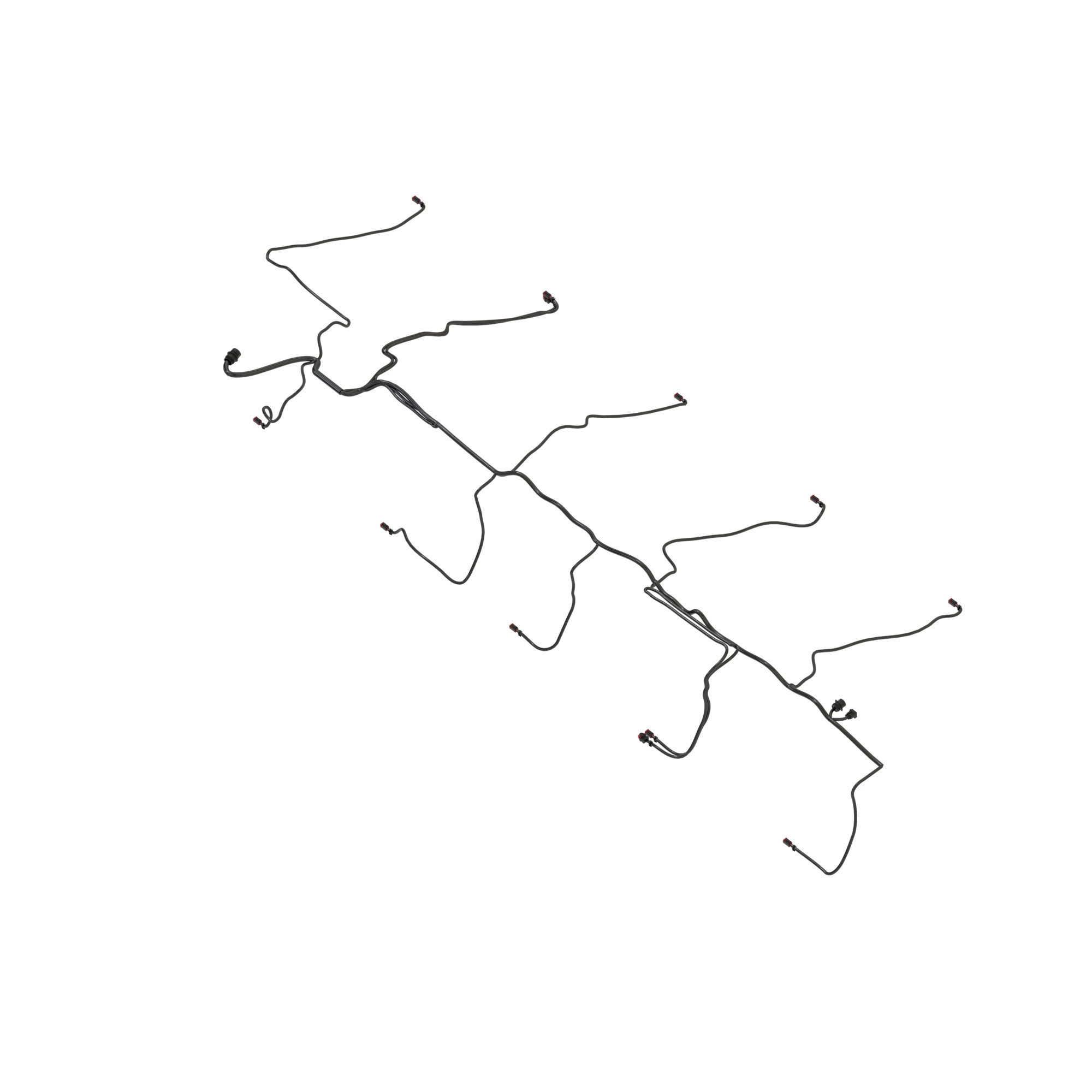 John Deere Left Side Backbone Wiring Harness - AA72736