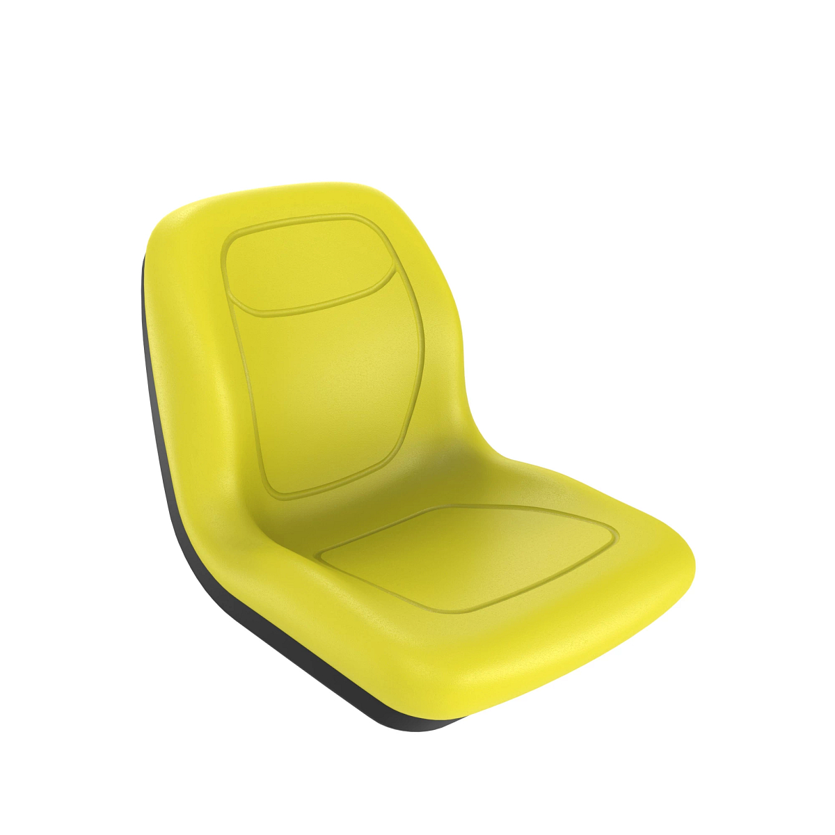 John Deere Yellow Vinyl Seat - AM140211