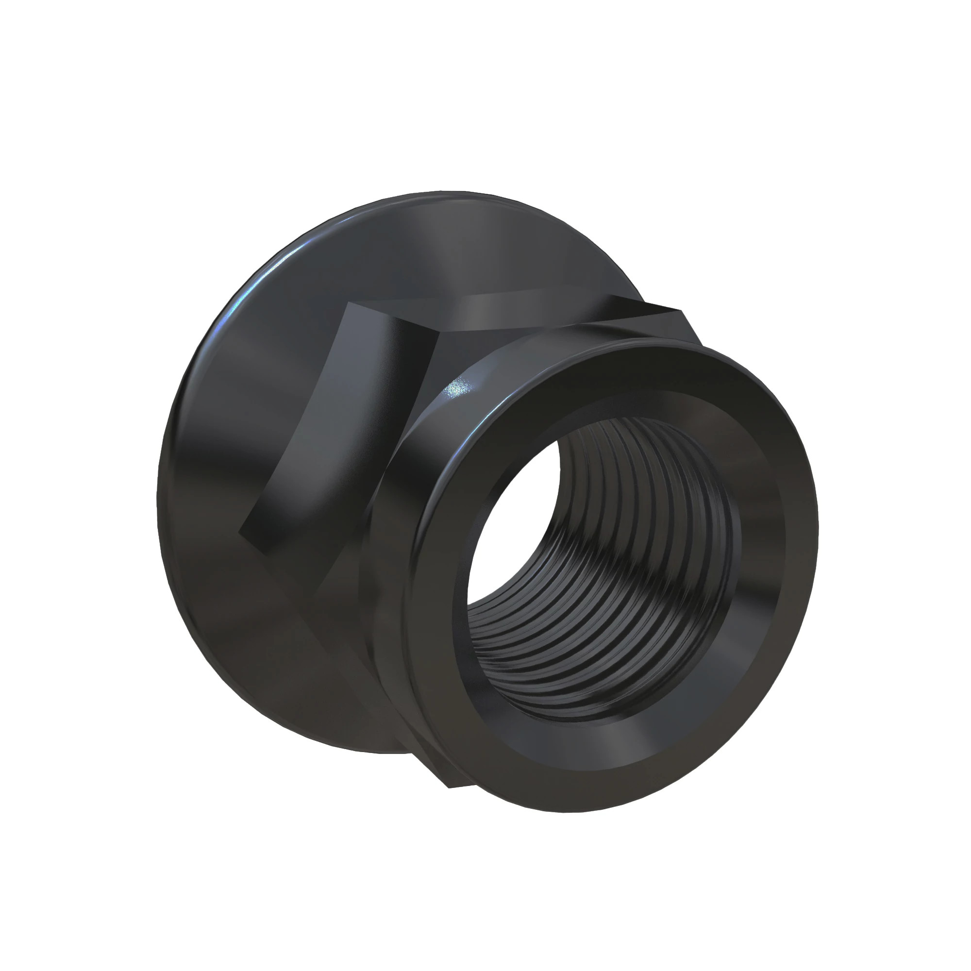 NUT, METRIC, HEX FL, SELF LOCKING