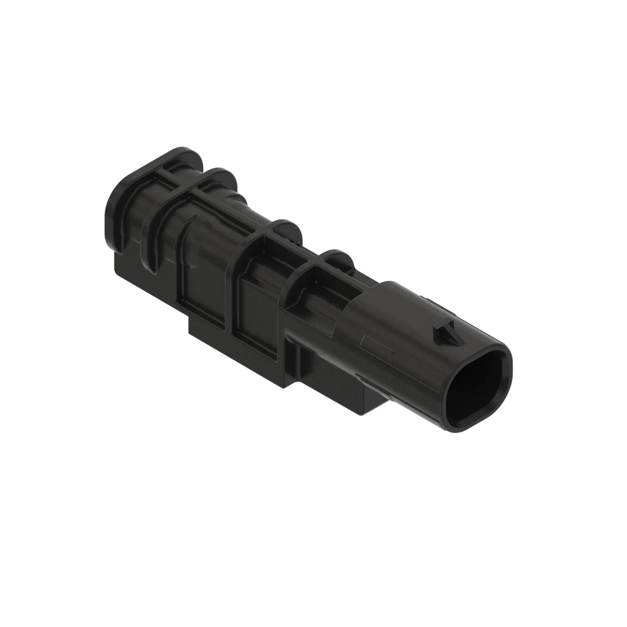 Conn Tyco Enetseal+ 2W Ms Blk Plstc