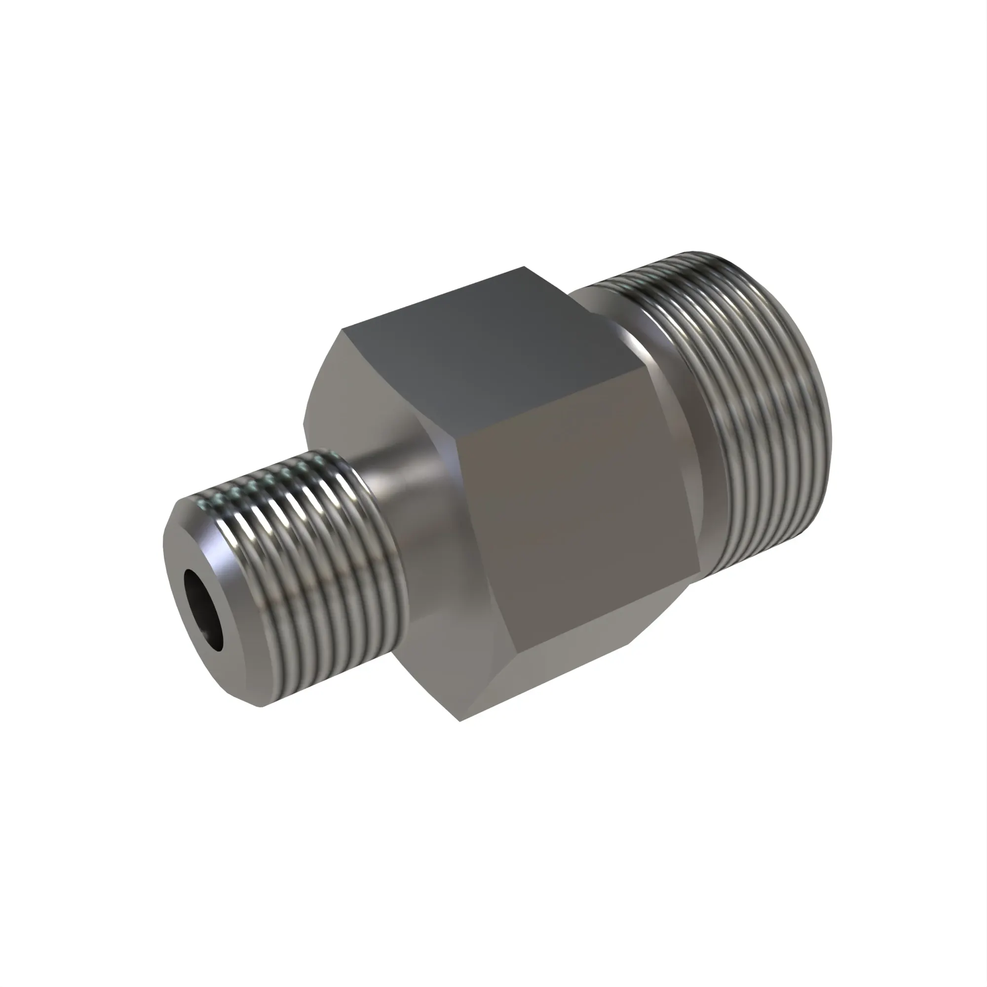 STUD STRAIGHT, ORFS W/METRIC HEX