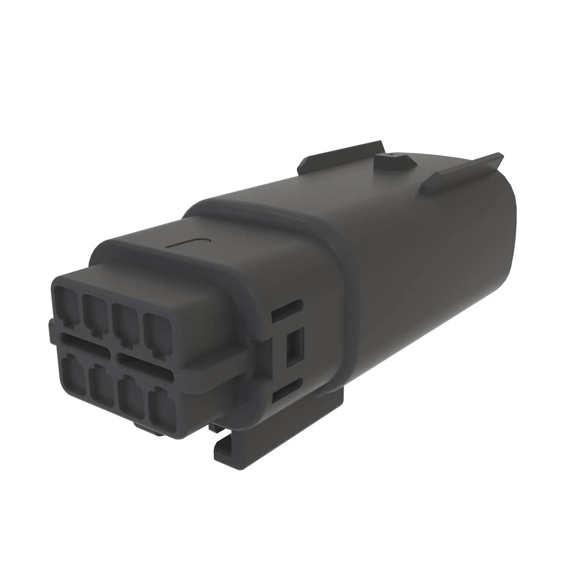 Conn Molex MX150 8W Ms Blk Plstc