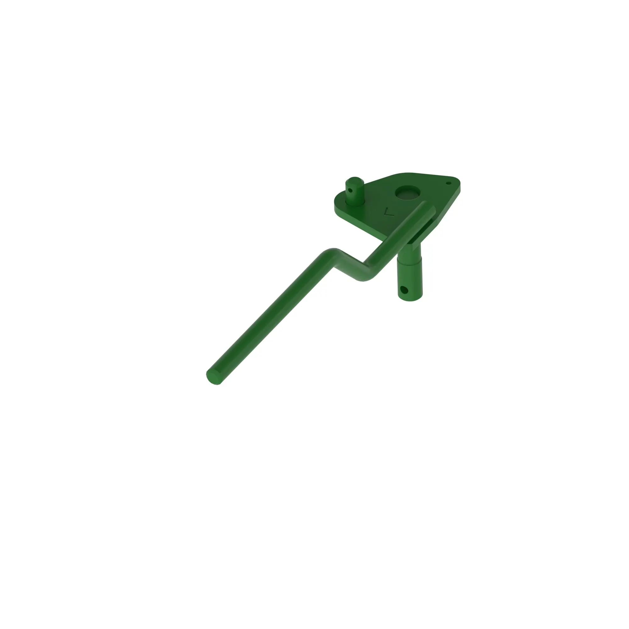 BRACKET, W/ MANUAL PIVOT HOOK, LH,