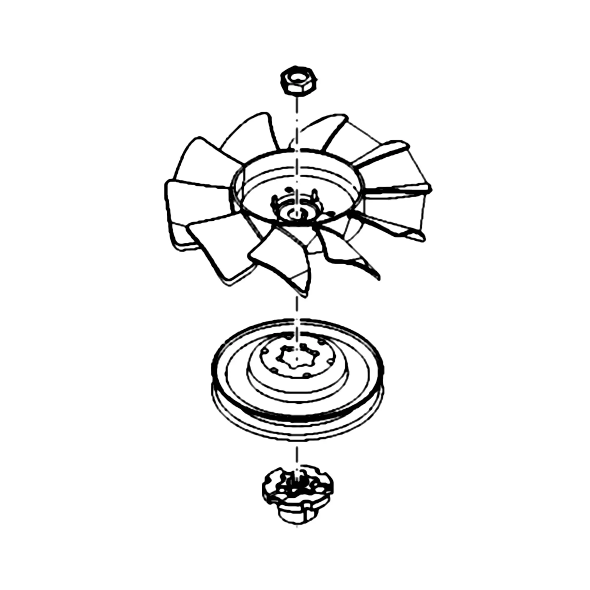 John Deere Hydrostatic Transmission Hub Kit - MIA12326