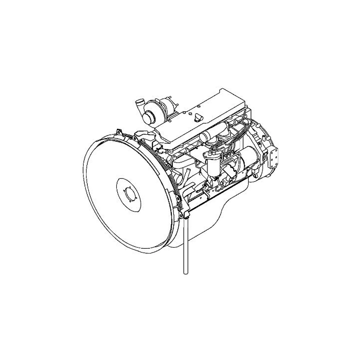 John Deere Diesel Engine, 7.8 Liter - 6HK1XQA
