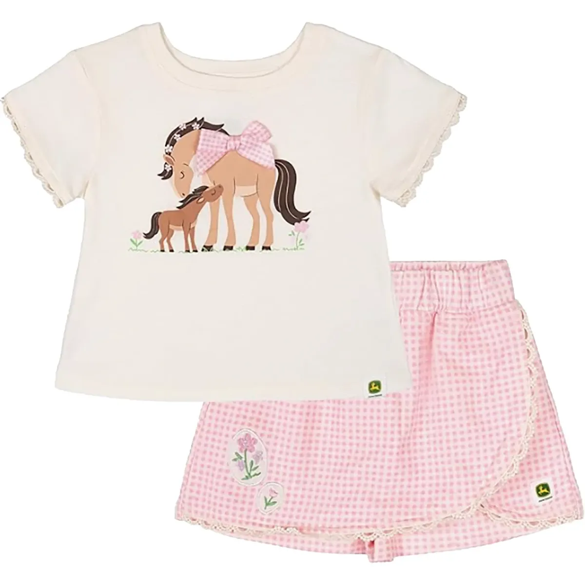 Horse Love T-Shirt & Skort Set