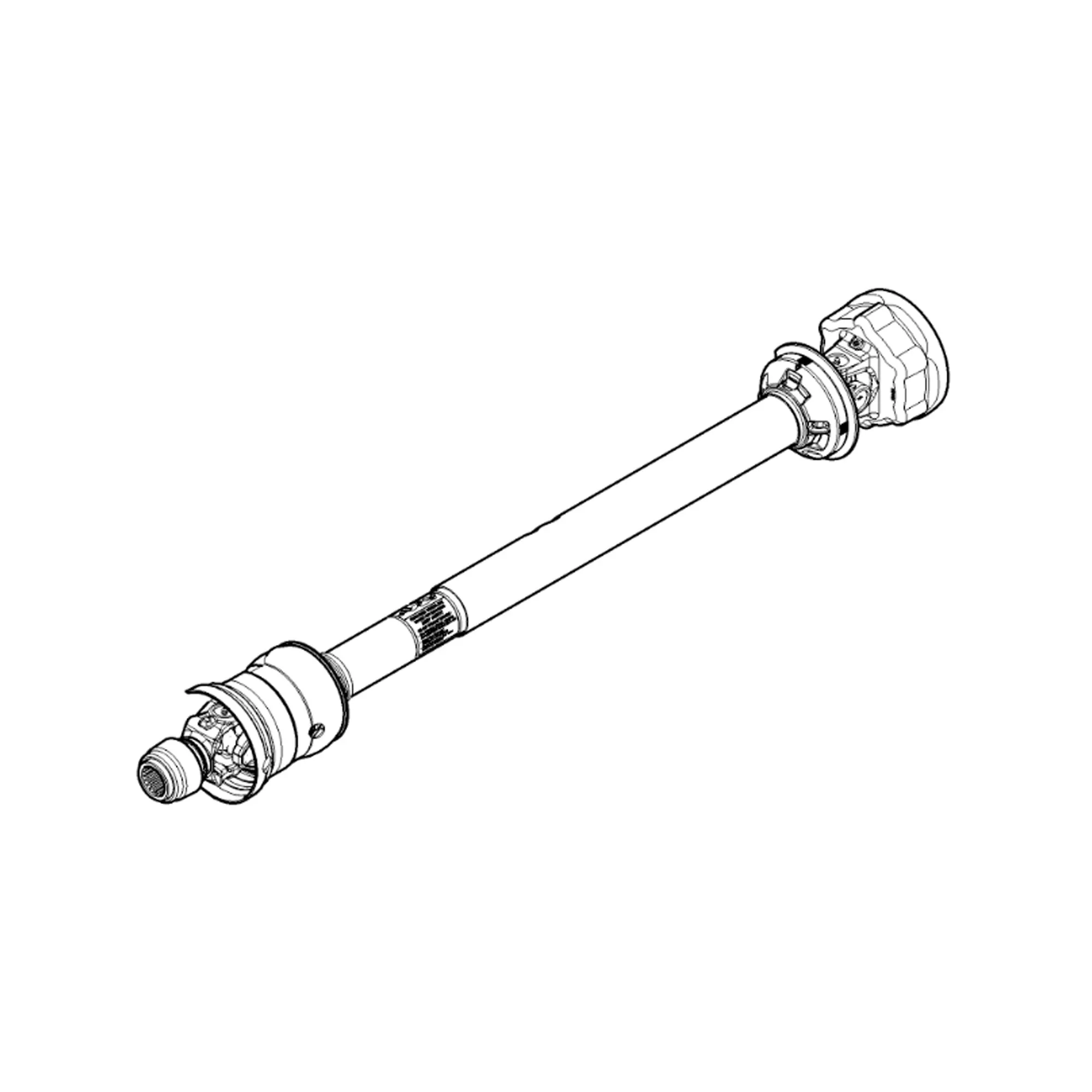 John Deere 6 Spline Universal Driveshaft Attachment with Cam Clutch - BE32286