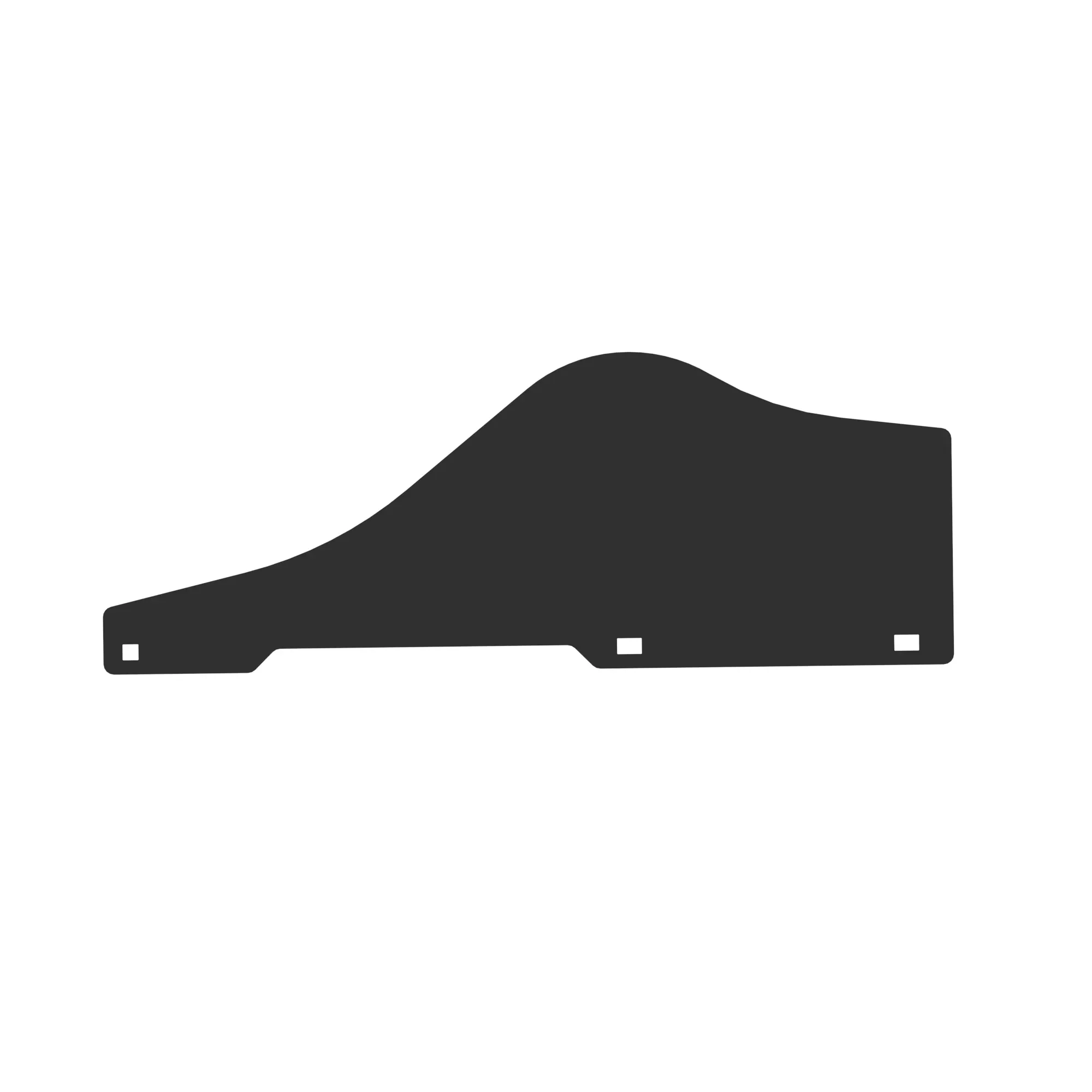 ISOLATOR, BAFFLE, BLOWOUT LEFT 62C