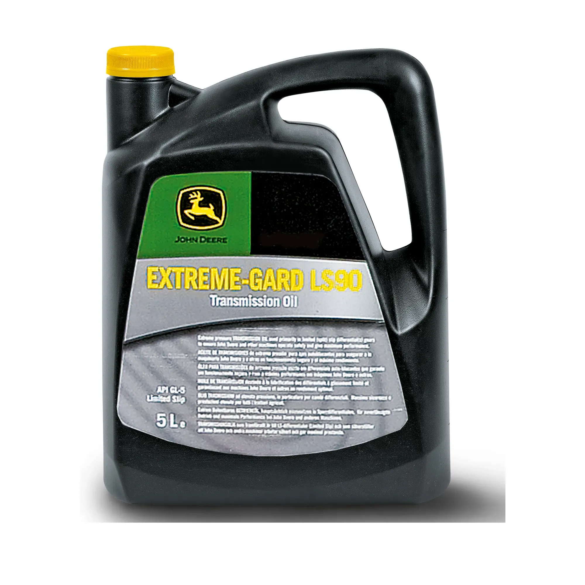 John Deere Transmission Oil, Extreme-Gard™ LS90, API GL-5 Limited Slip, 5 Liter (1.32 Gallon) - VC87939-005