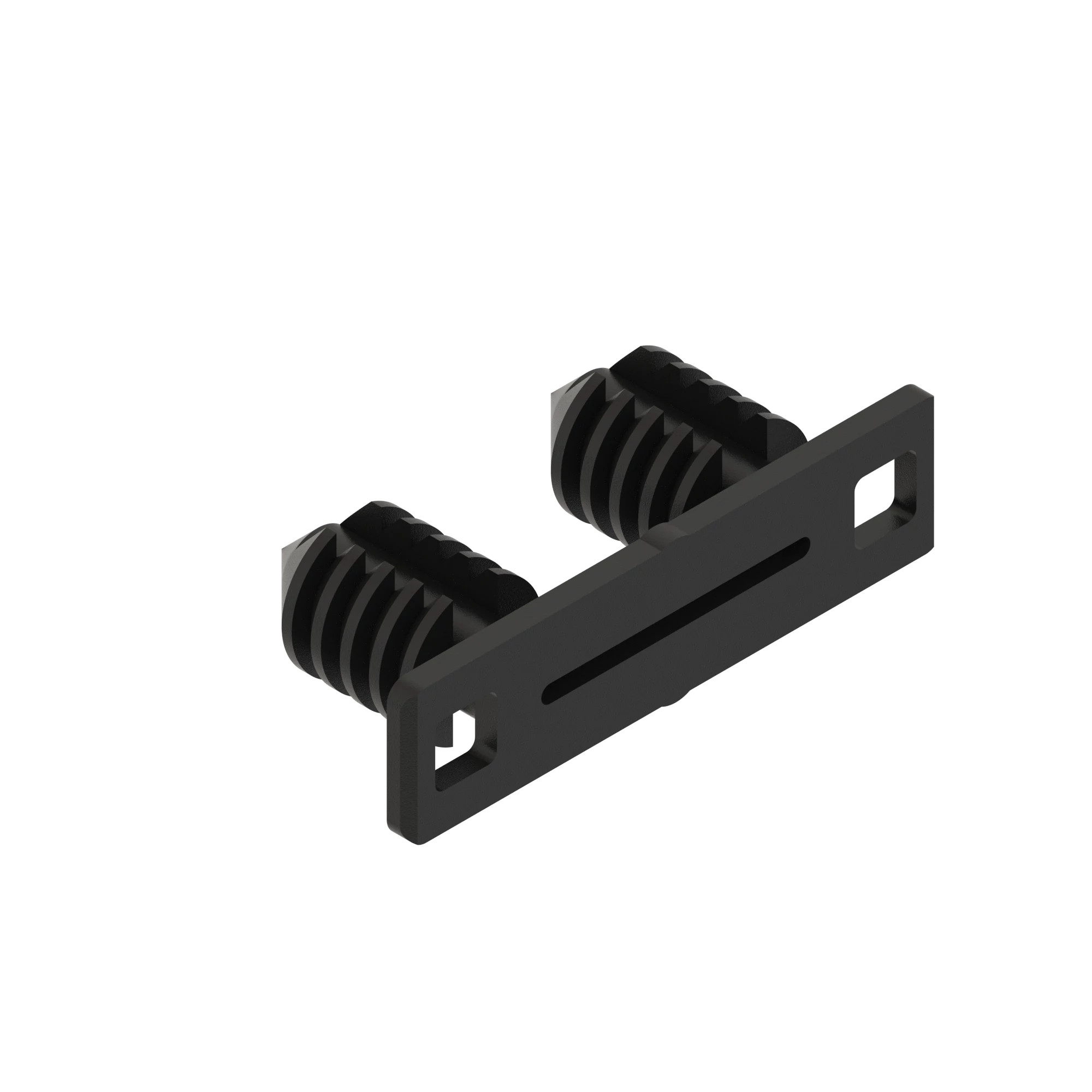 ACCY TYCO CLIP DOUBLE BLK NYLON